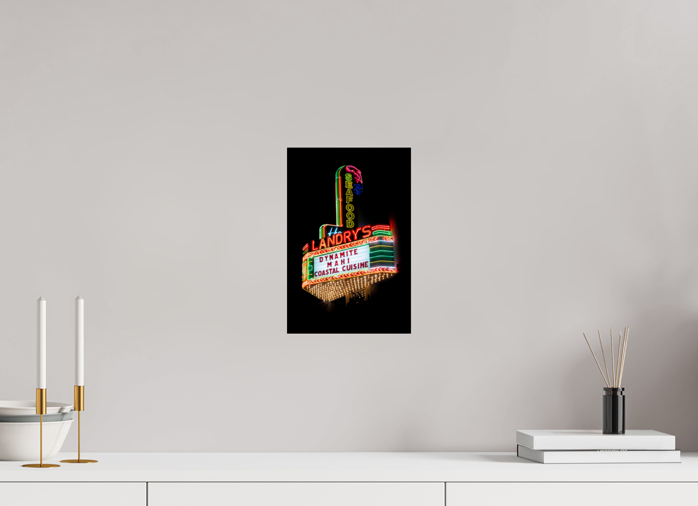 20 x 30 cm, Photo Print Under Acrylic Glass Landry's Seafood