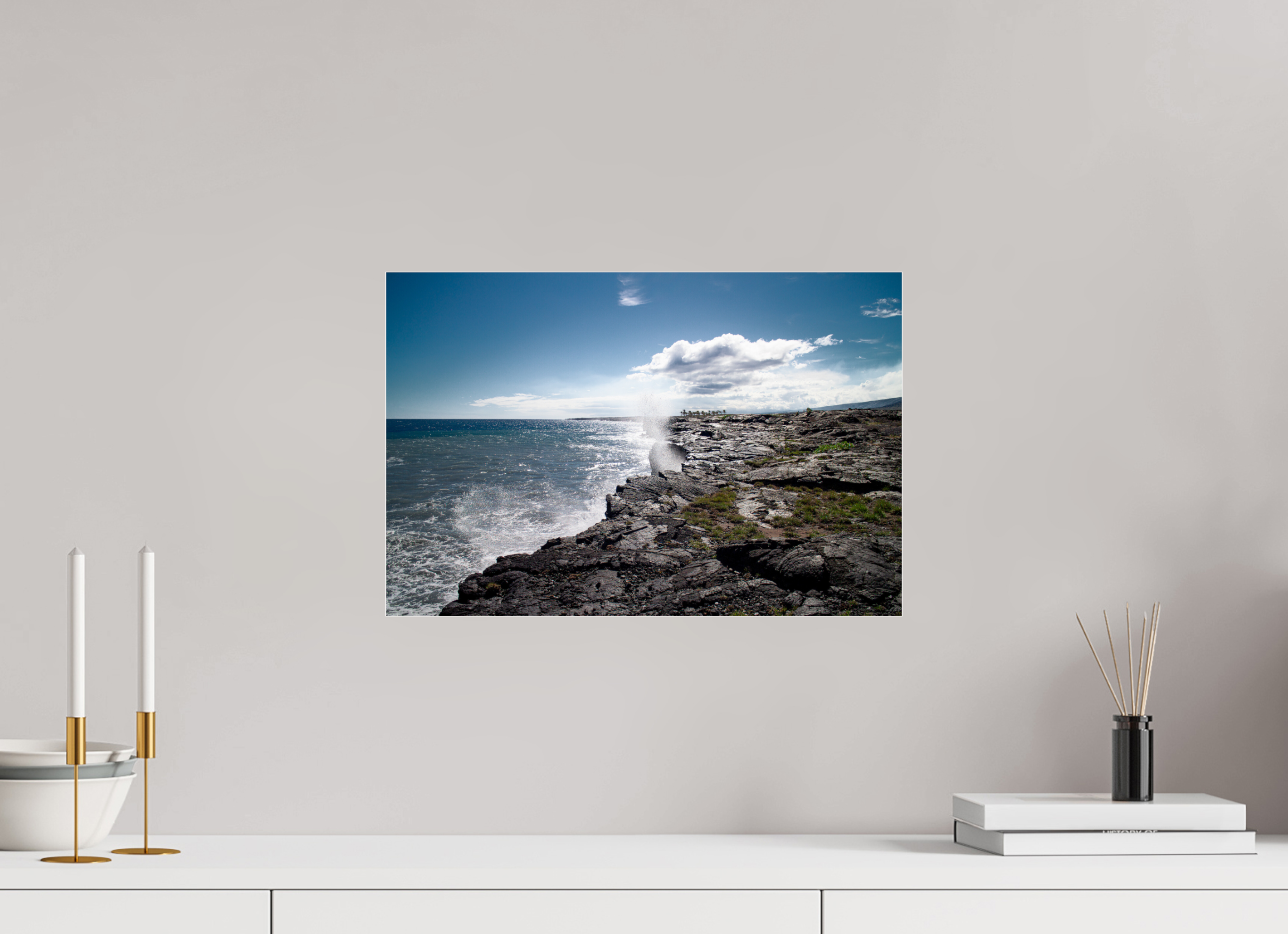 45 x 30 cm, Photo Print Under Acrylic Glass Hawaii