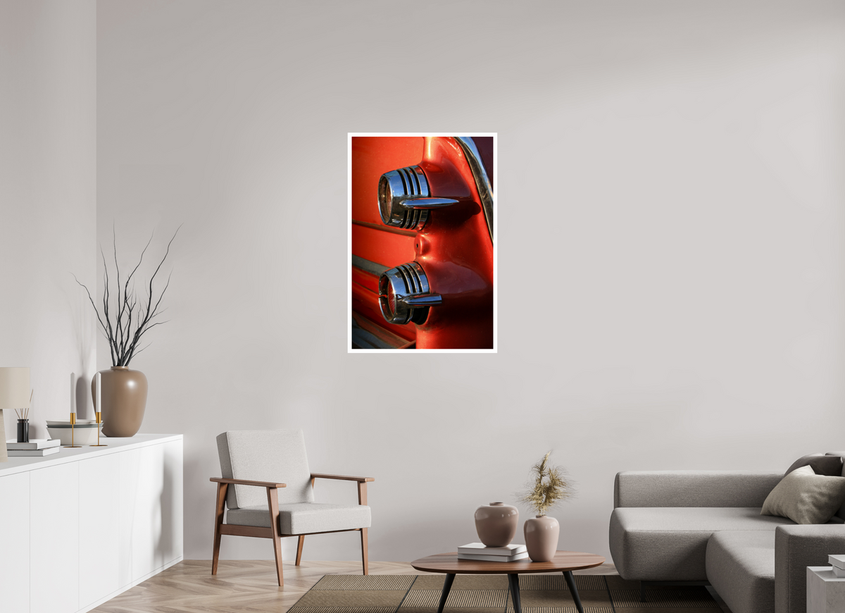 70 x 105 cm, Photo Print On Crystal DP II Tail Light