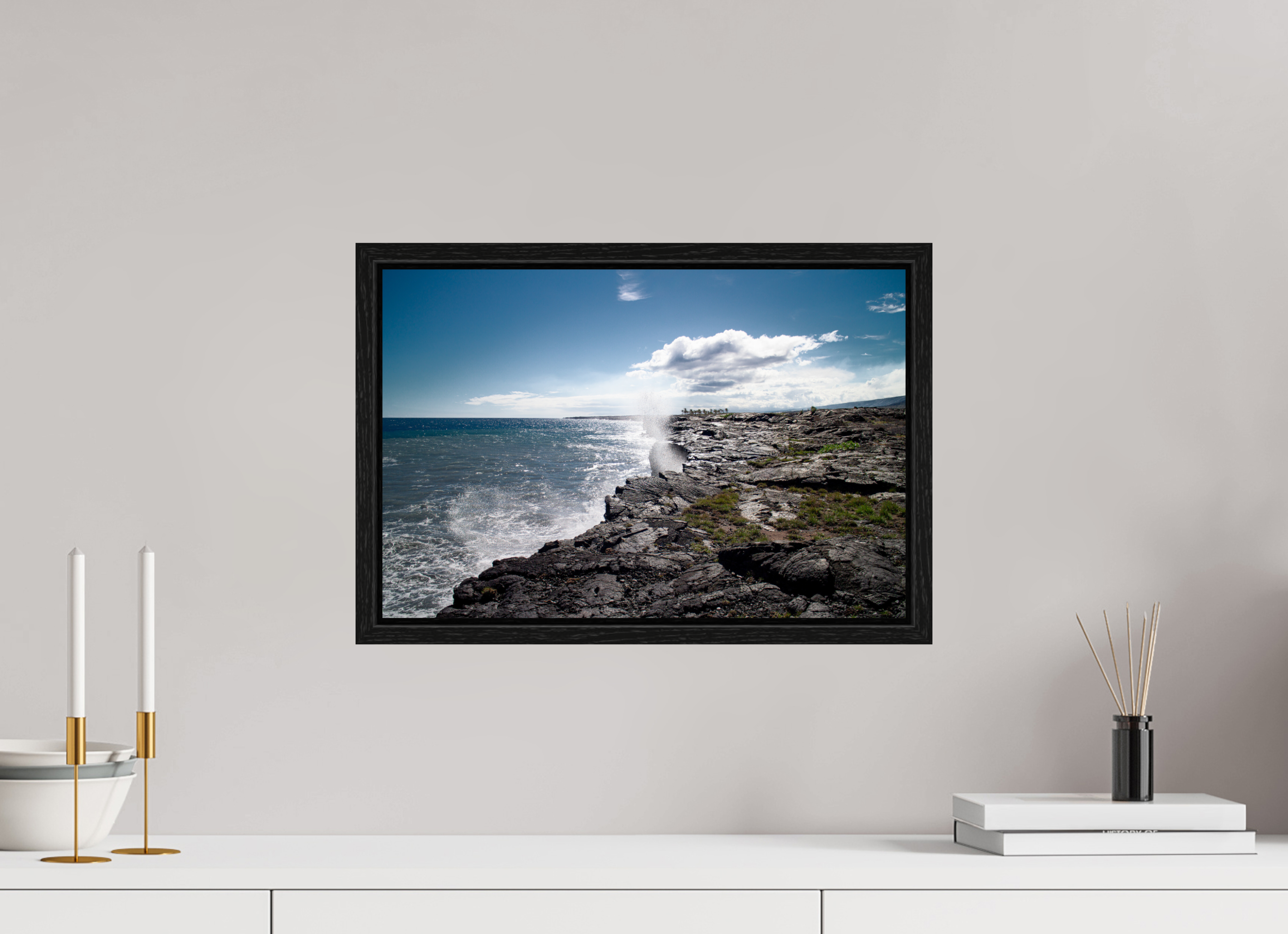 45 x 30 cm, Floater Frame Hawaii