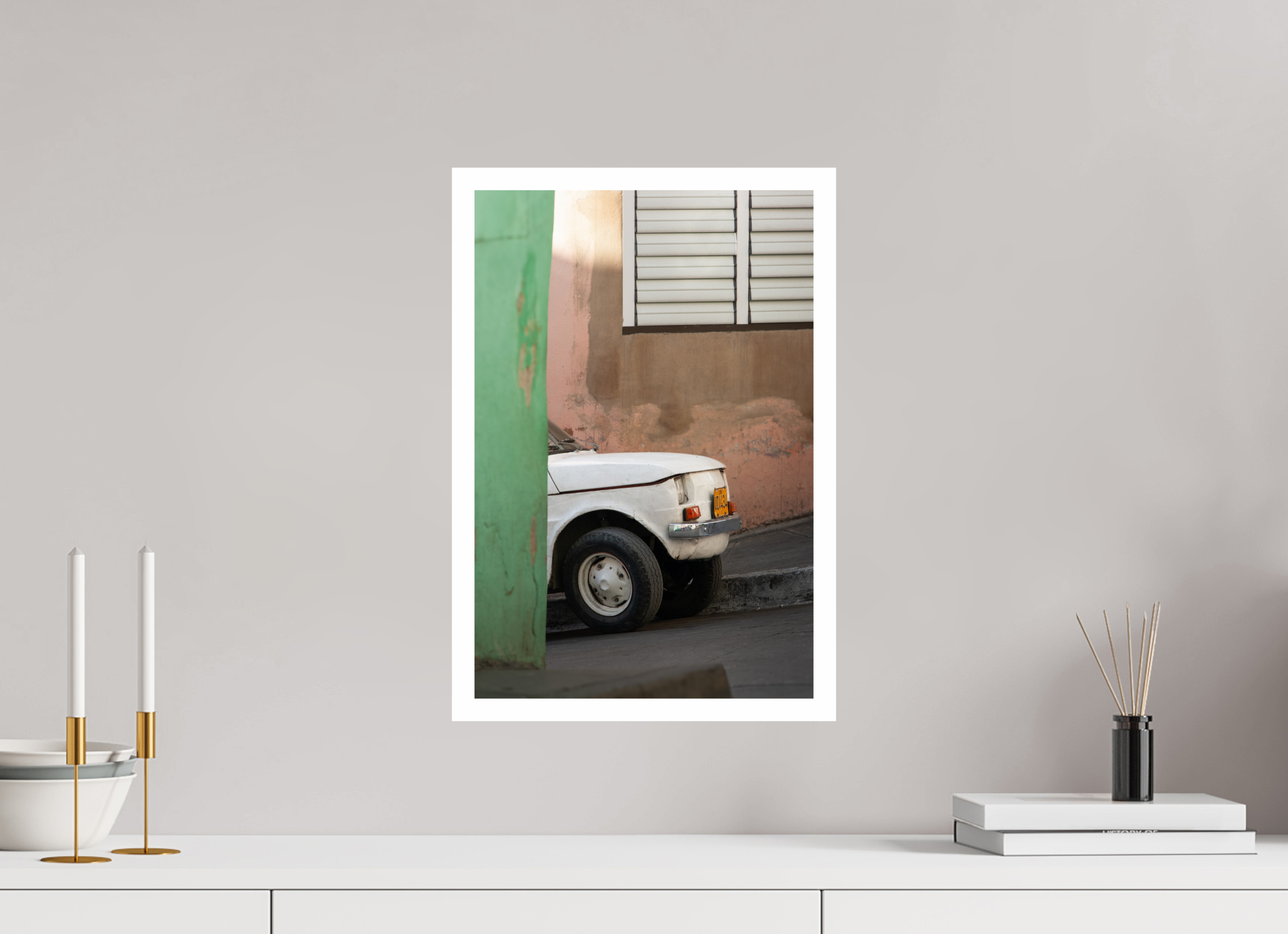 30 x 45 cm, Photo Print On Crystal DP II Fiat 125p