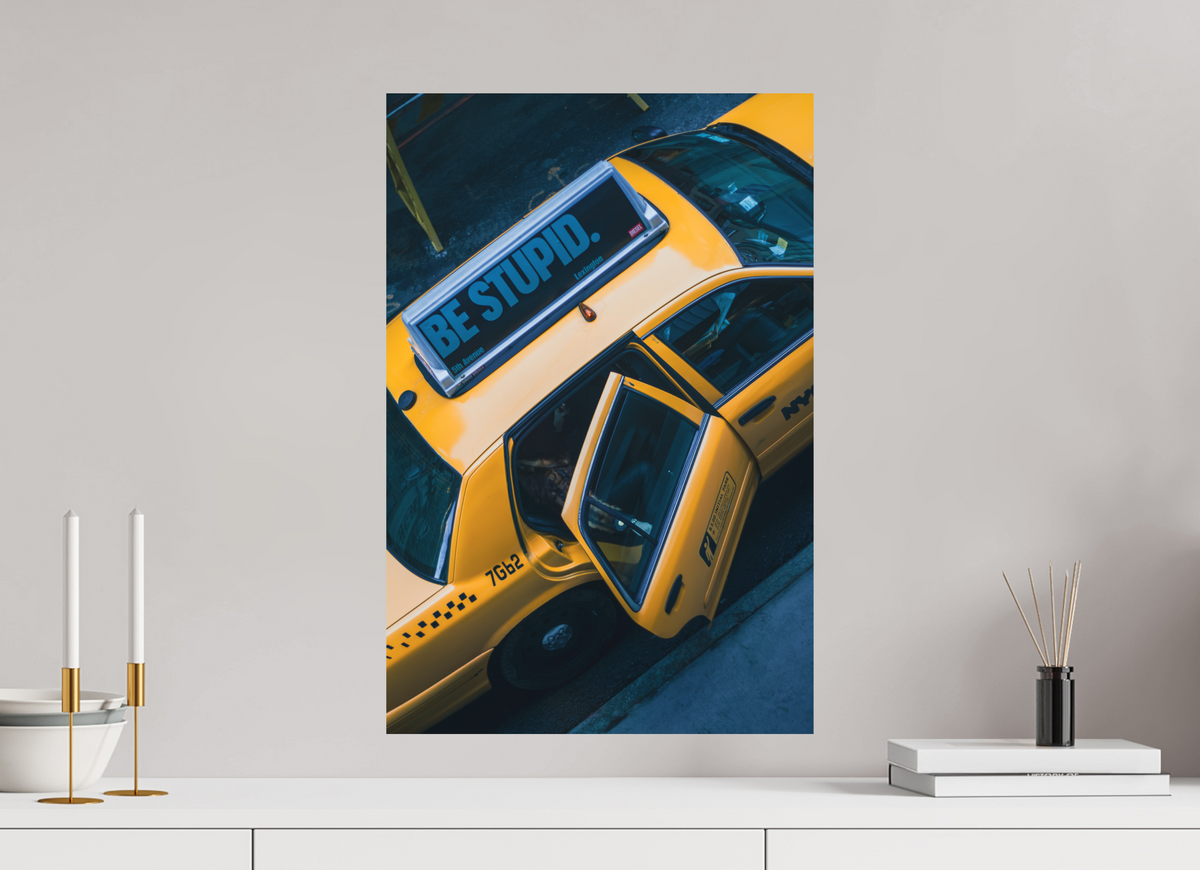 40 x 60 cm, Print on Aluminum Dibond Taxi