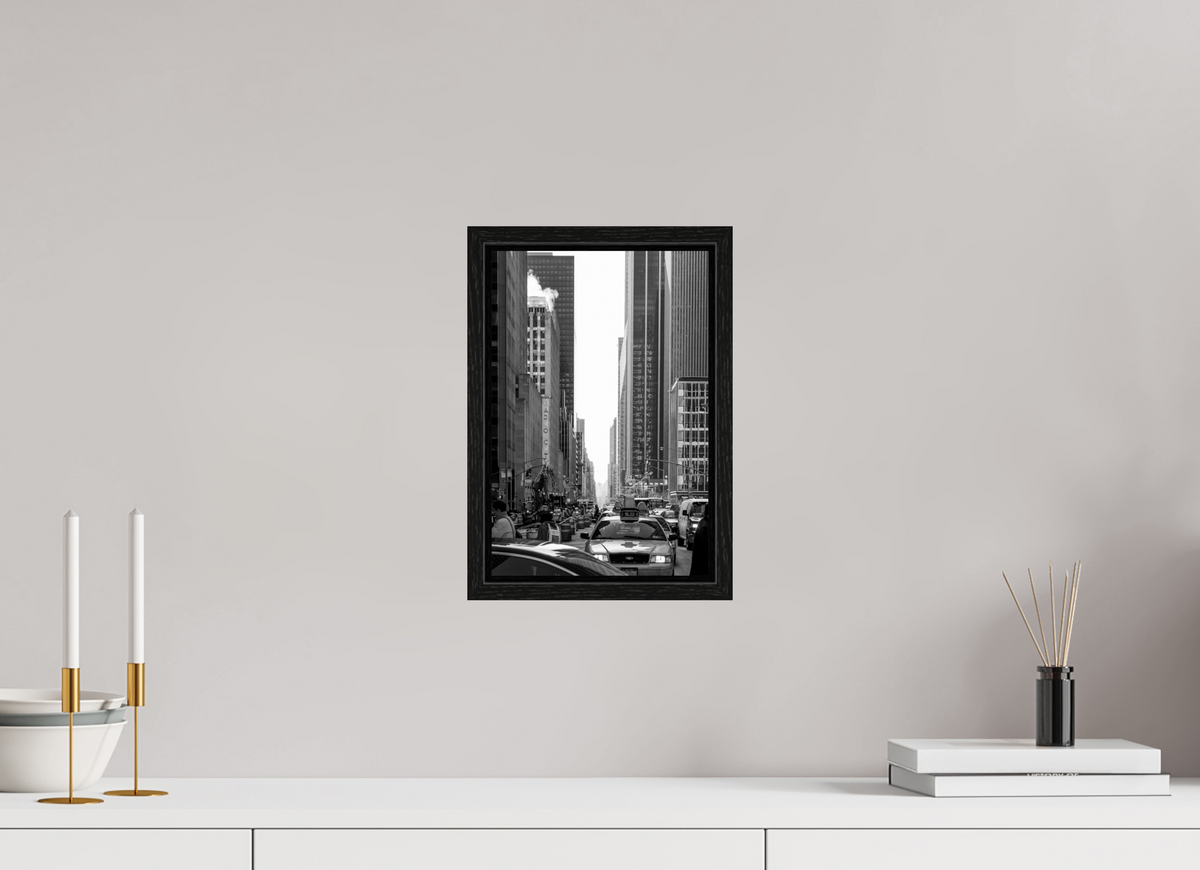 20 x 30 cm, Print under Acrylic with Floater Frame New York