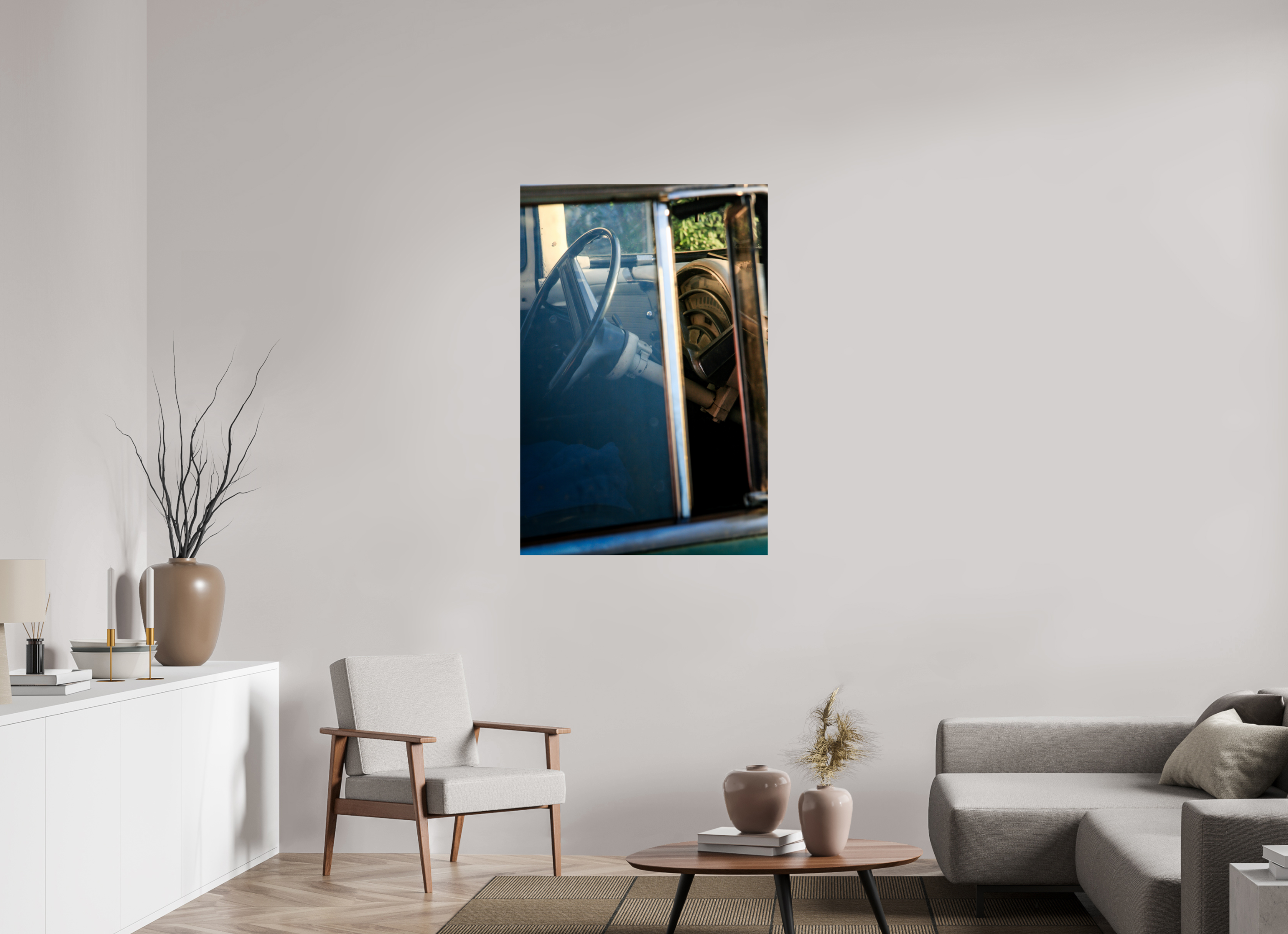 80 x 120 cm, ChromaLuxe HD Metal Print Dash