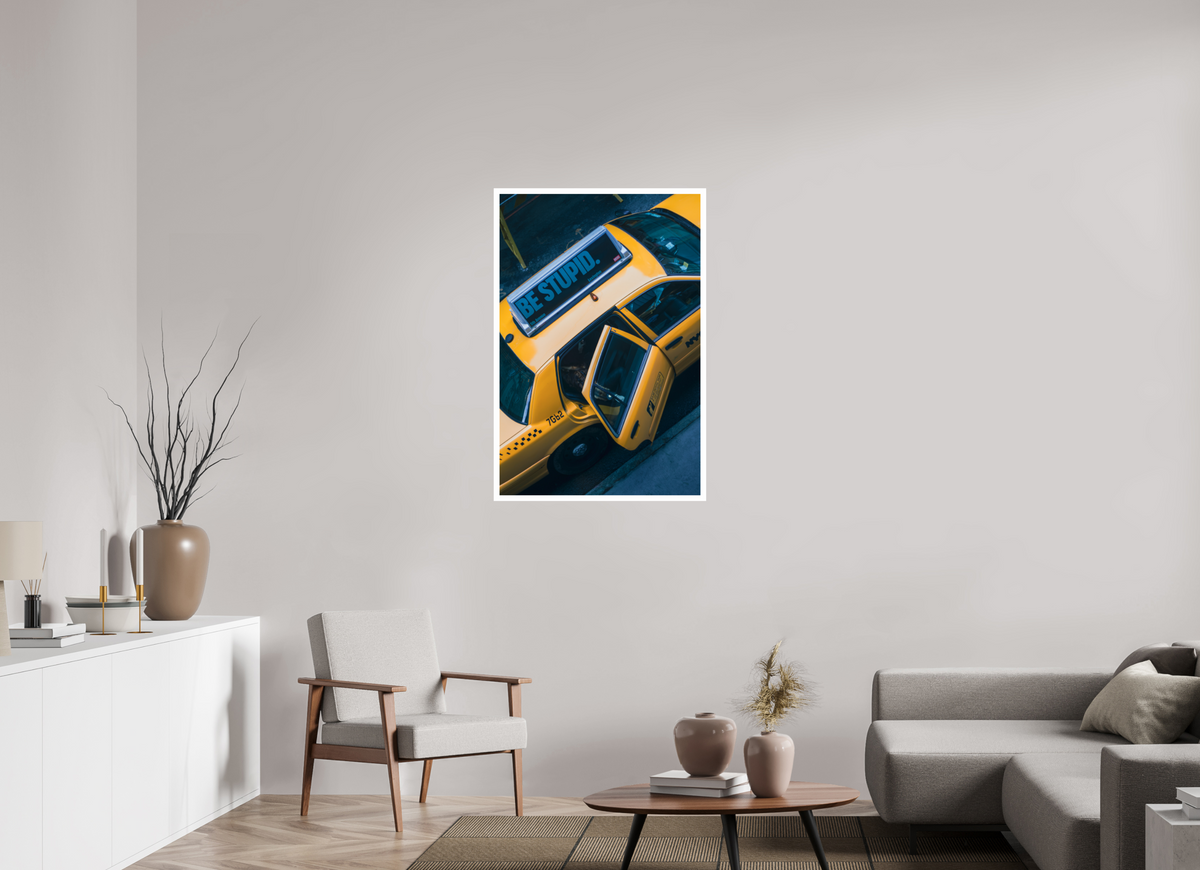 70 x 105 cm, Print On Photo Paper Crystal DP II Taxi
