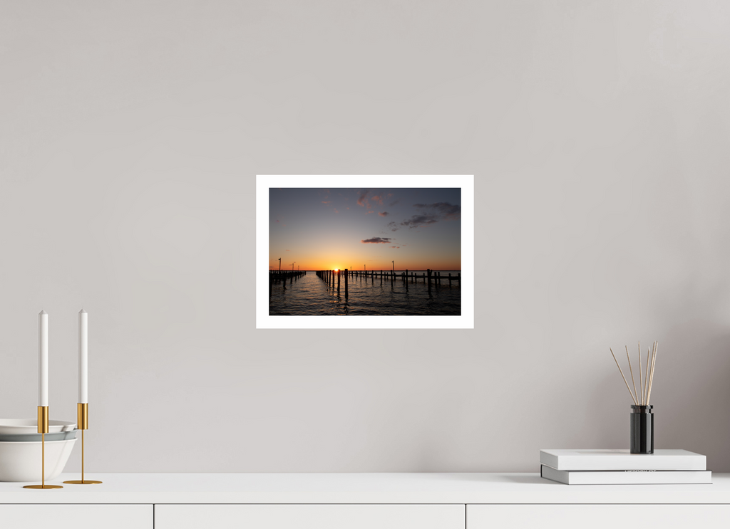 30 x 20 cm, Photo Print On Crystal DP II Sunset