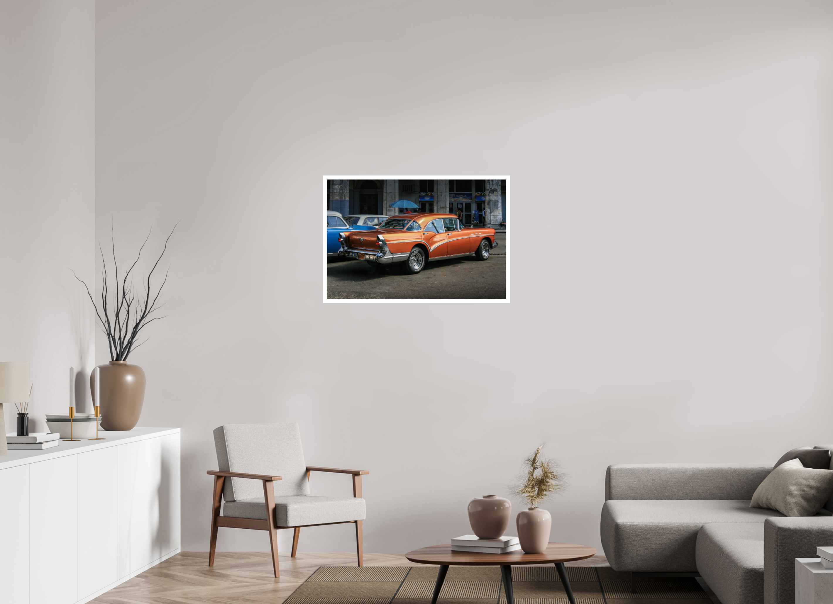 90 x 60 cm, Photo Print On Crystal DP II '57 Buick Special
