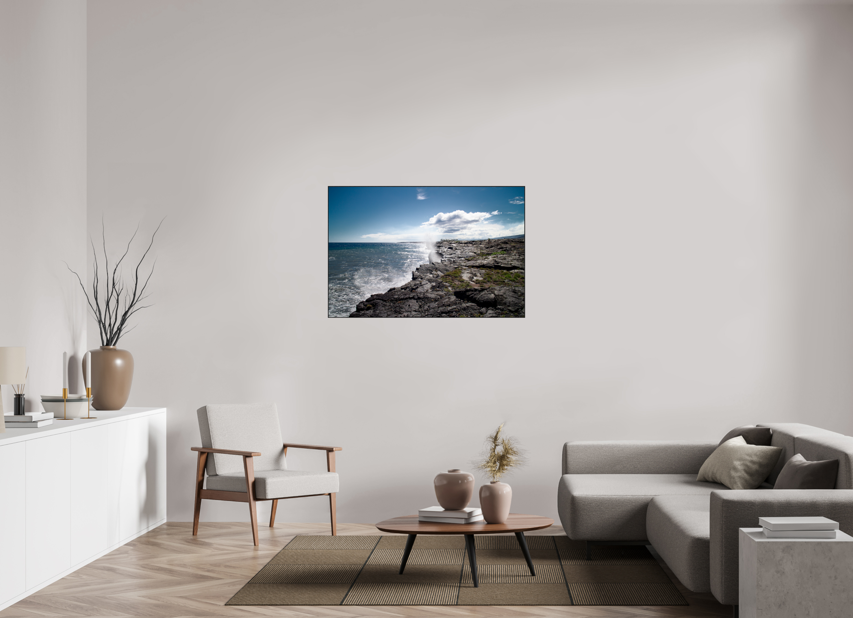 120 x 80 cm, Solid Wood ArtBox Hawaii