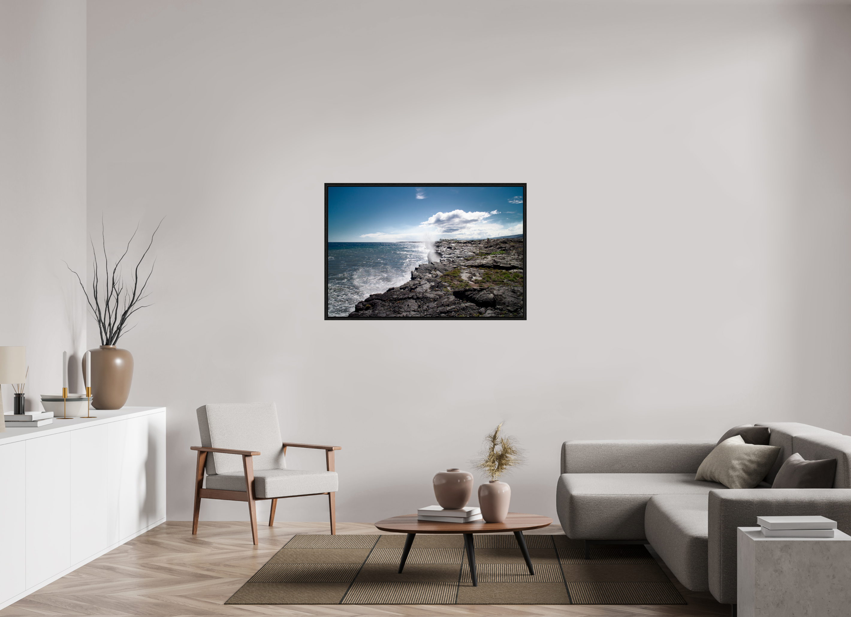 120 x 80 cm, Floater Frame Hawaii