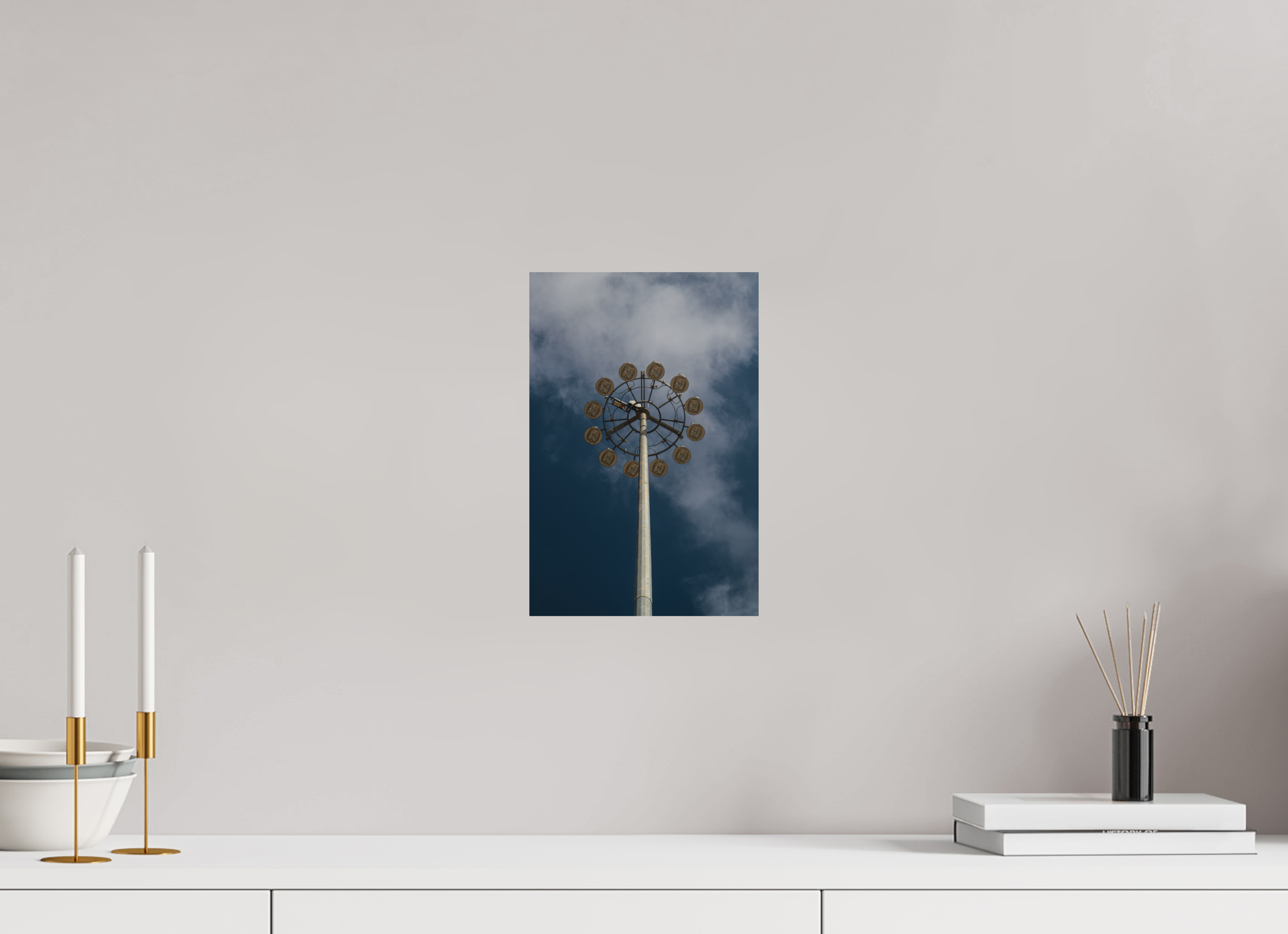 20 x 30 cm, Print on Aluminum Dibond Urban Flower