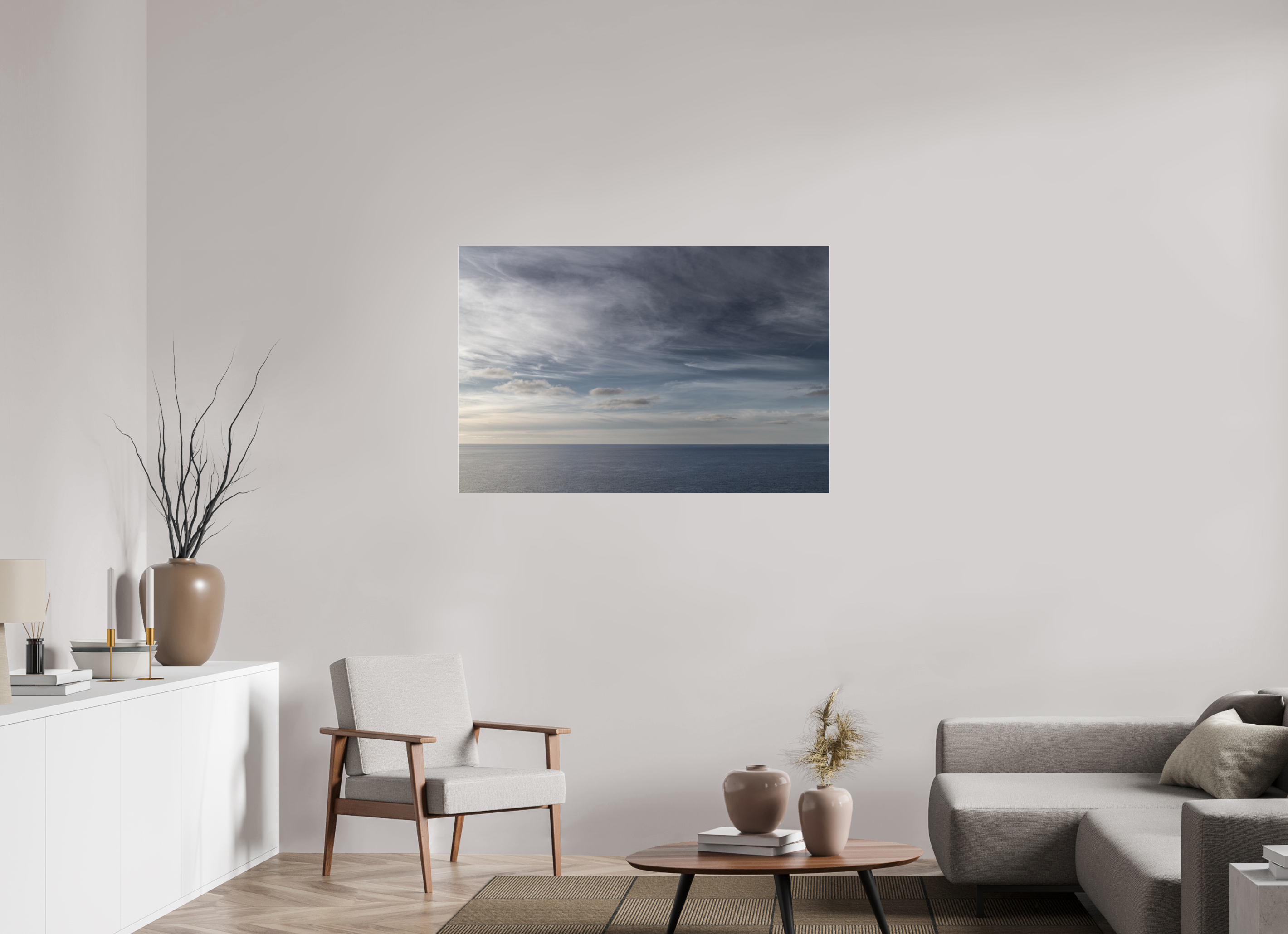 120 x 80 cm, Photo Print Under Acrylic Glass Ocean