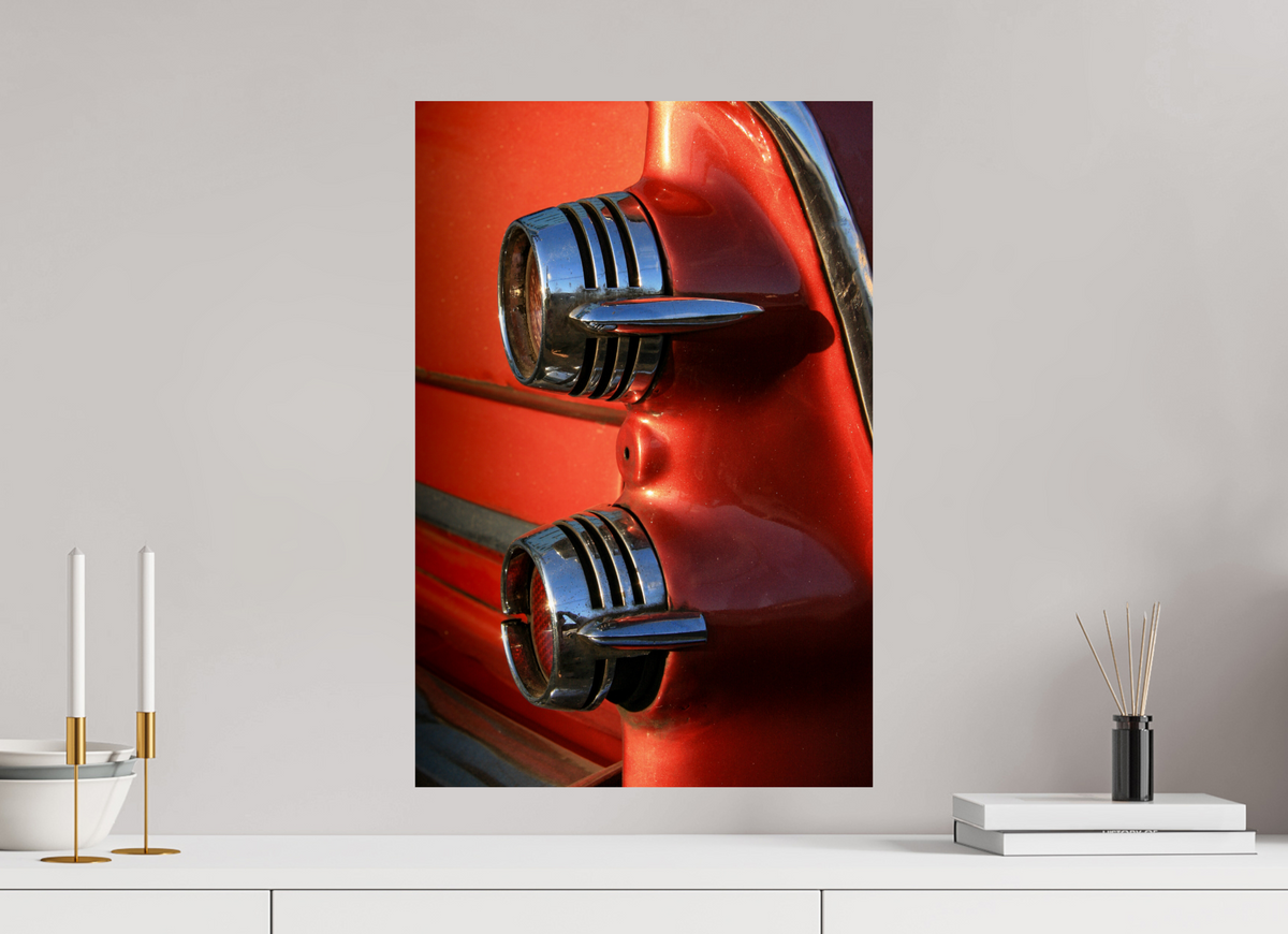 40 x 60 cm, ChromaLuxe HD Metal Print Tail Light