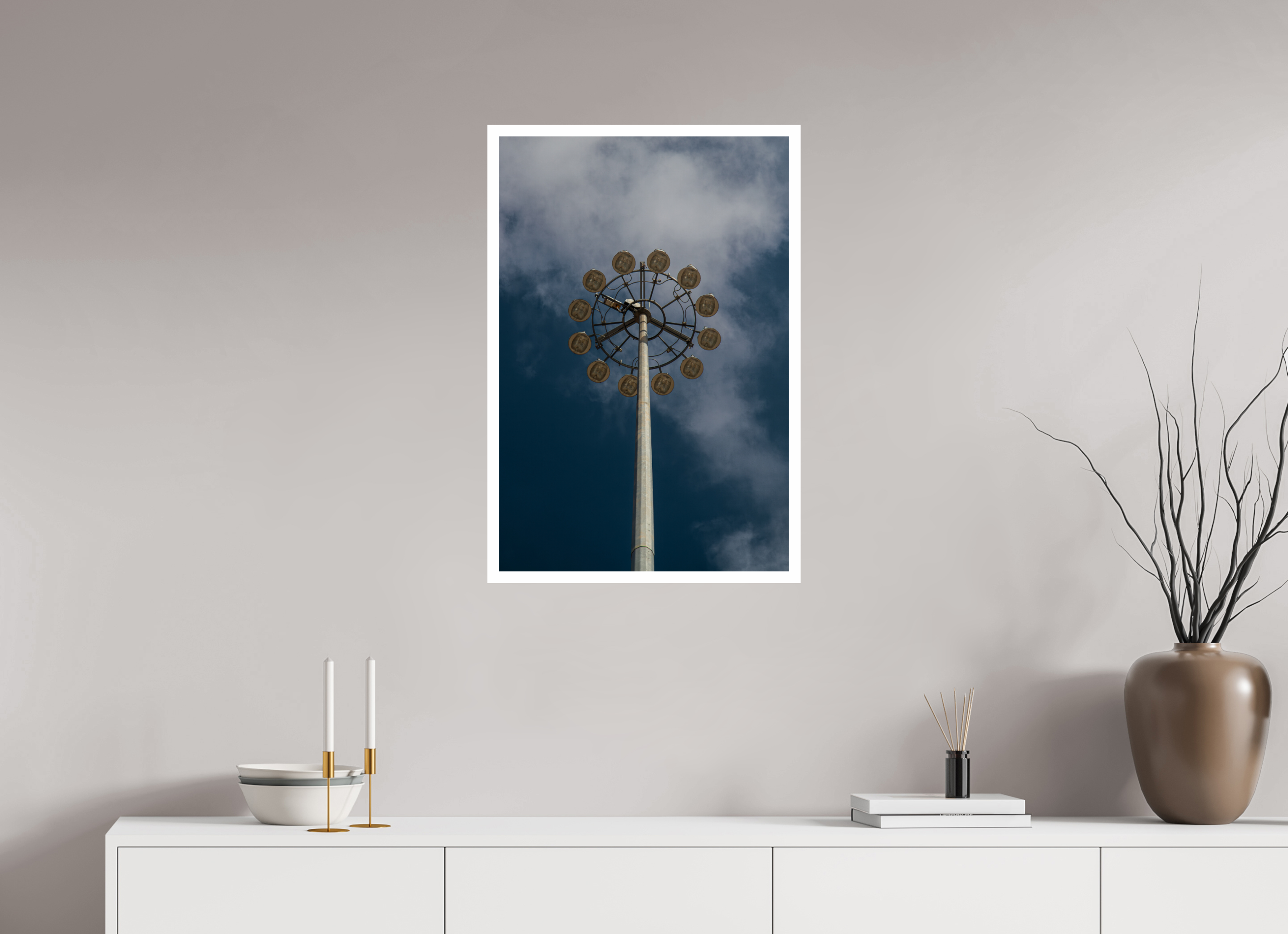 50 x 75 cm, Photo Print On Crystal DP II Urban Flower