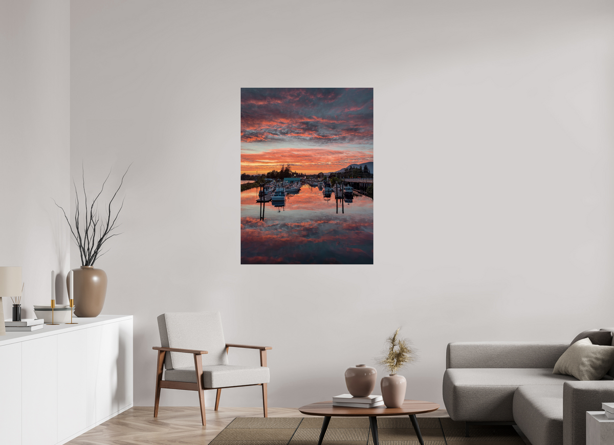 90 x 120 cm, Photo Print Under Acrylic Glass Victoria Quay