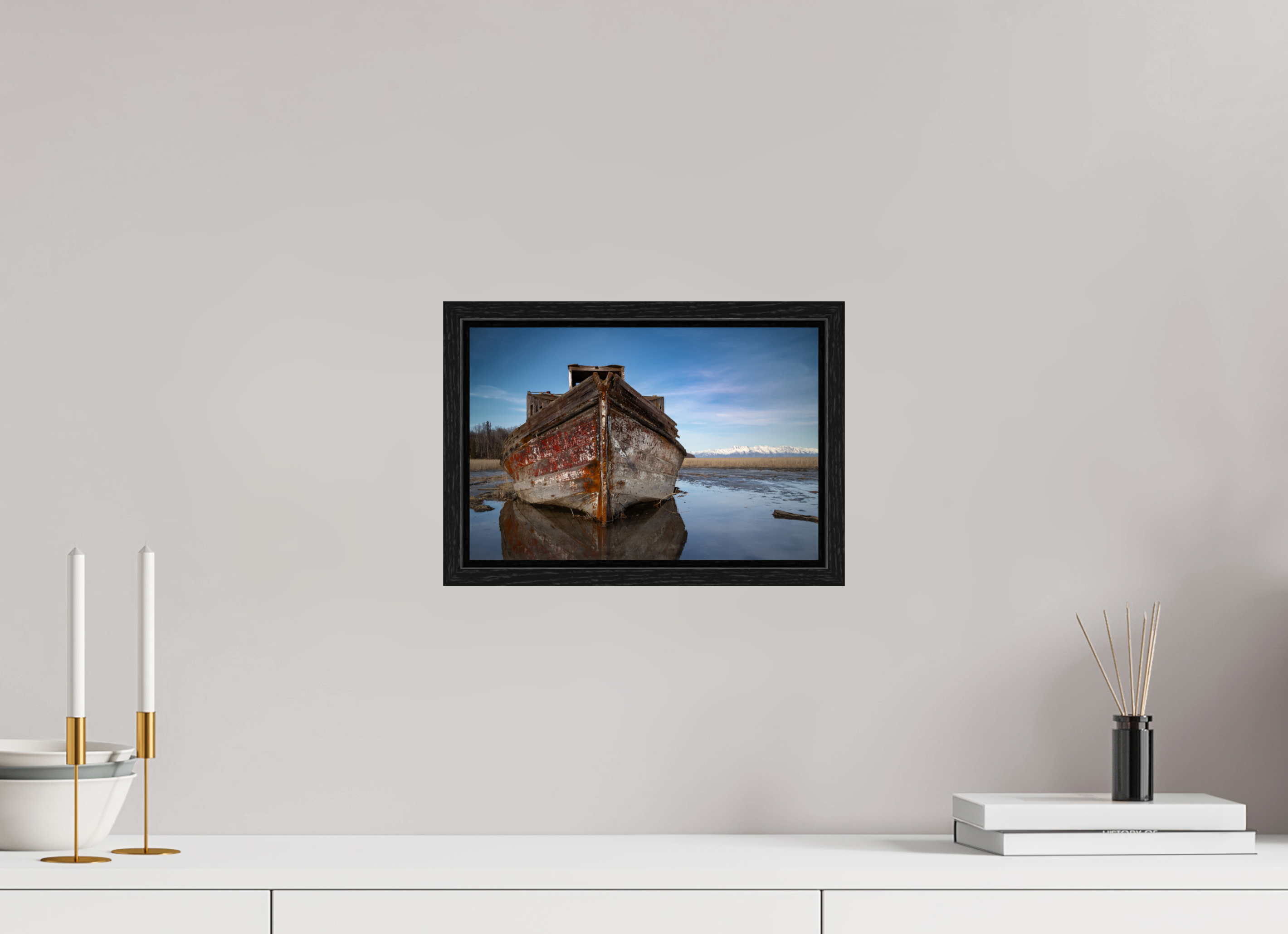 30 x 20 cm, Floater Frame Stranded II