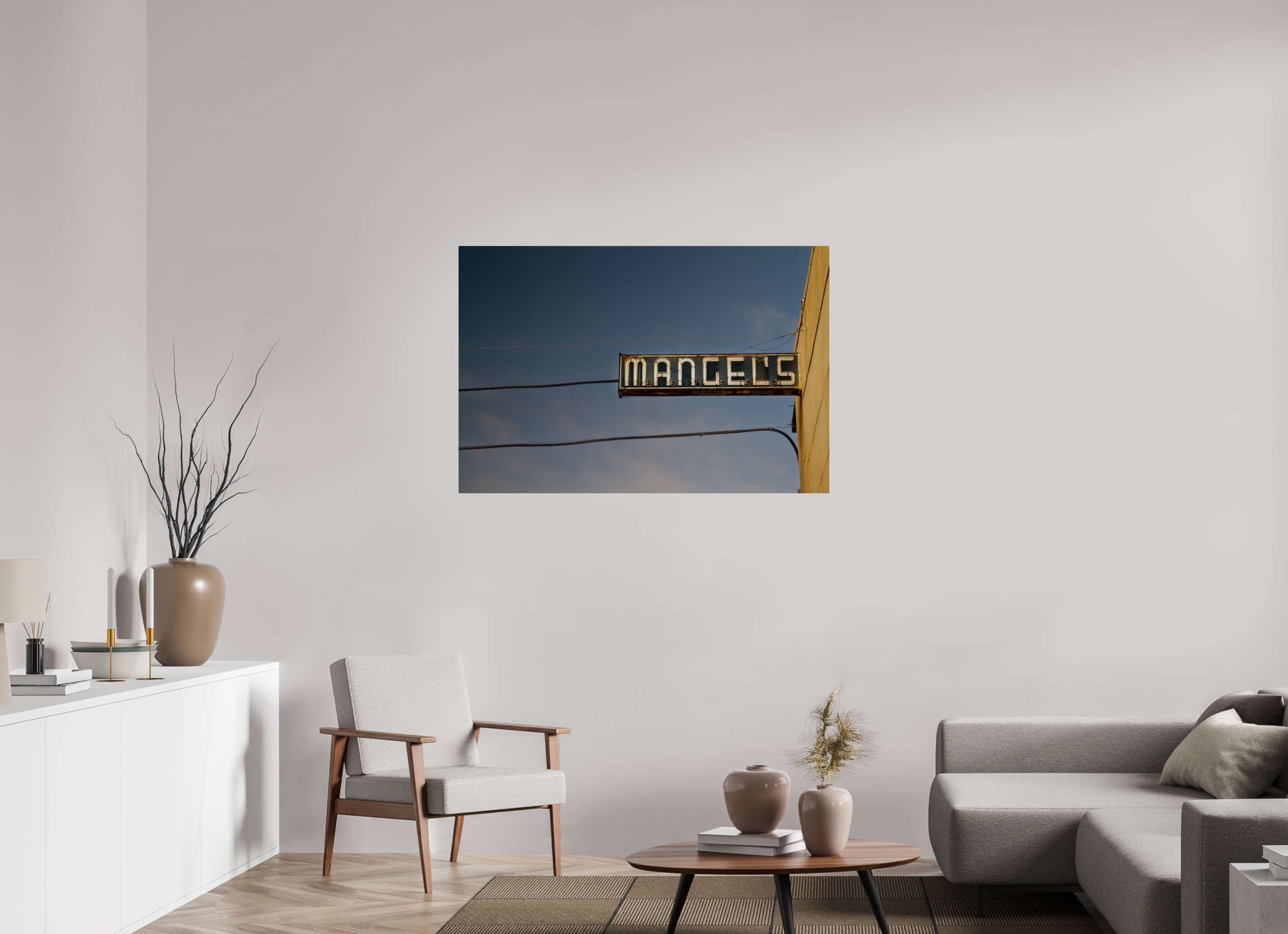 120 x 80 cm, Photo Print Under Acrylic Glass Mangel's