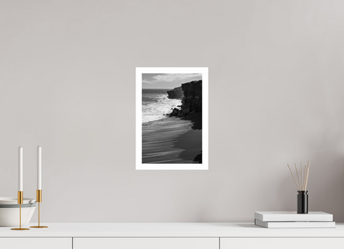 20 x 30 cm, Photo Print On Crystal DP II Hawaii B/W