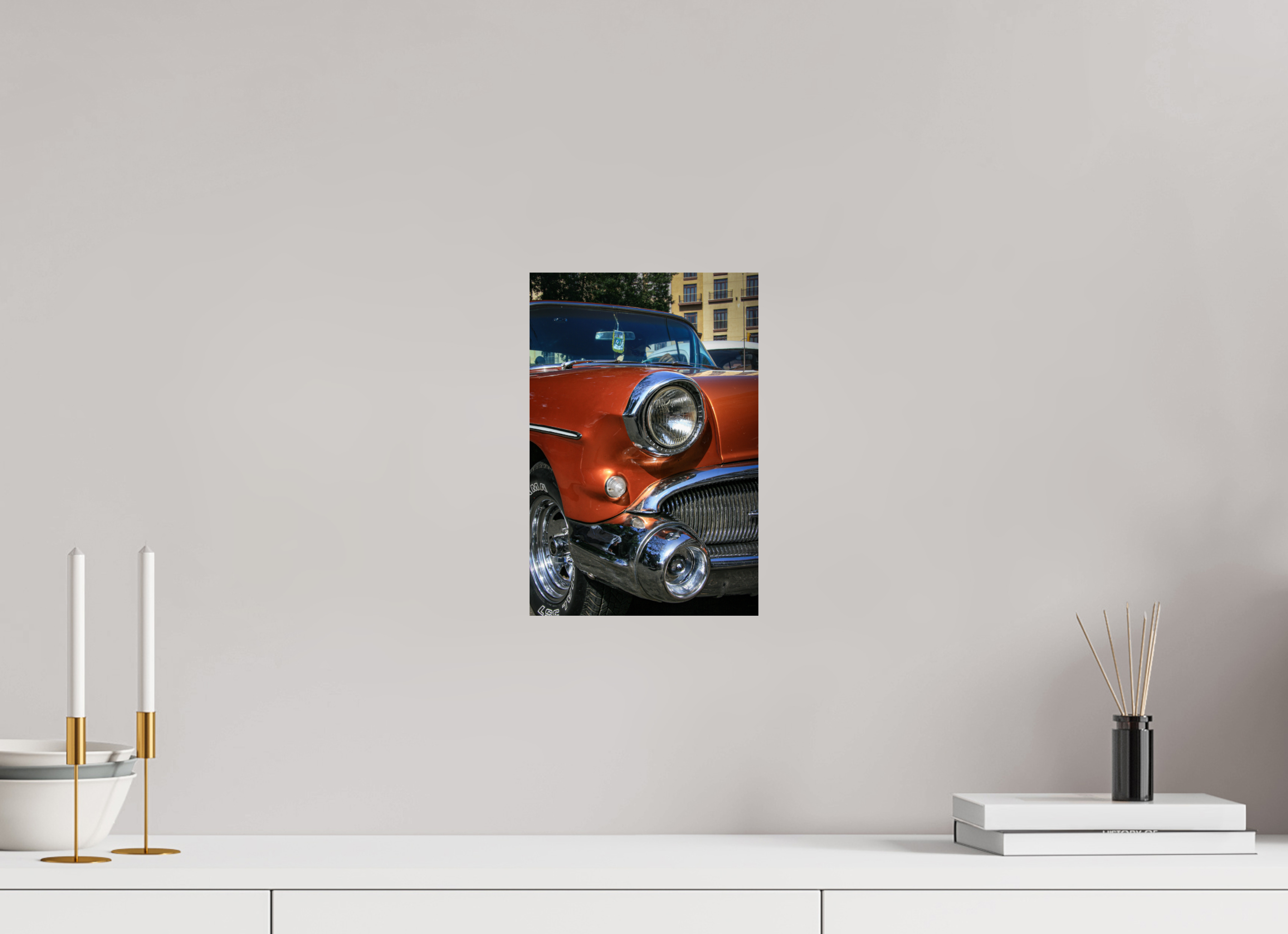 20 x 30 cm, ChromaLuxe HD Metal Print '55 Buick Roadmaster