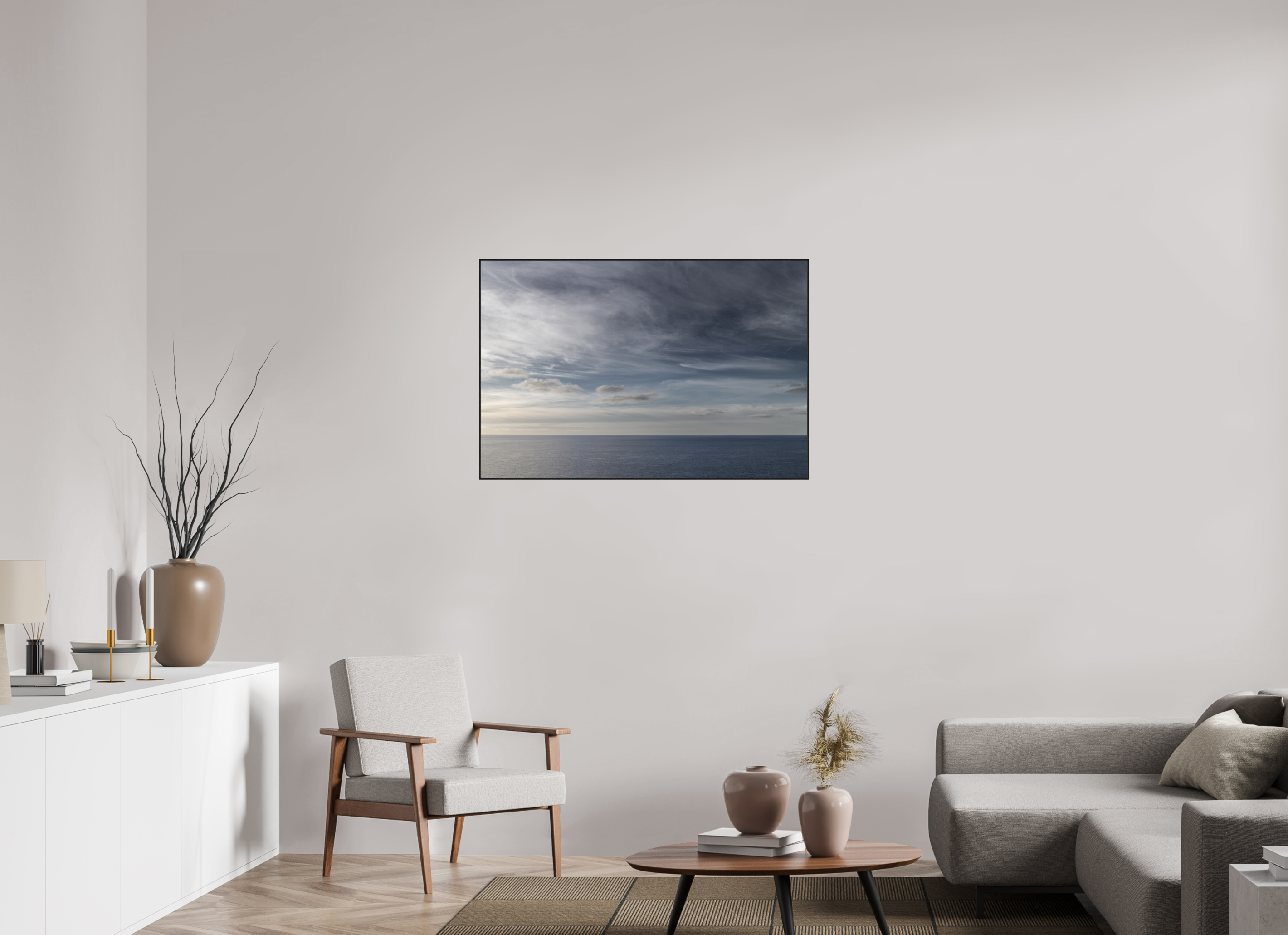 105 x 70 cm, Solid Wood ArtBox Ocean