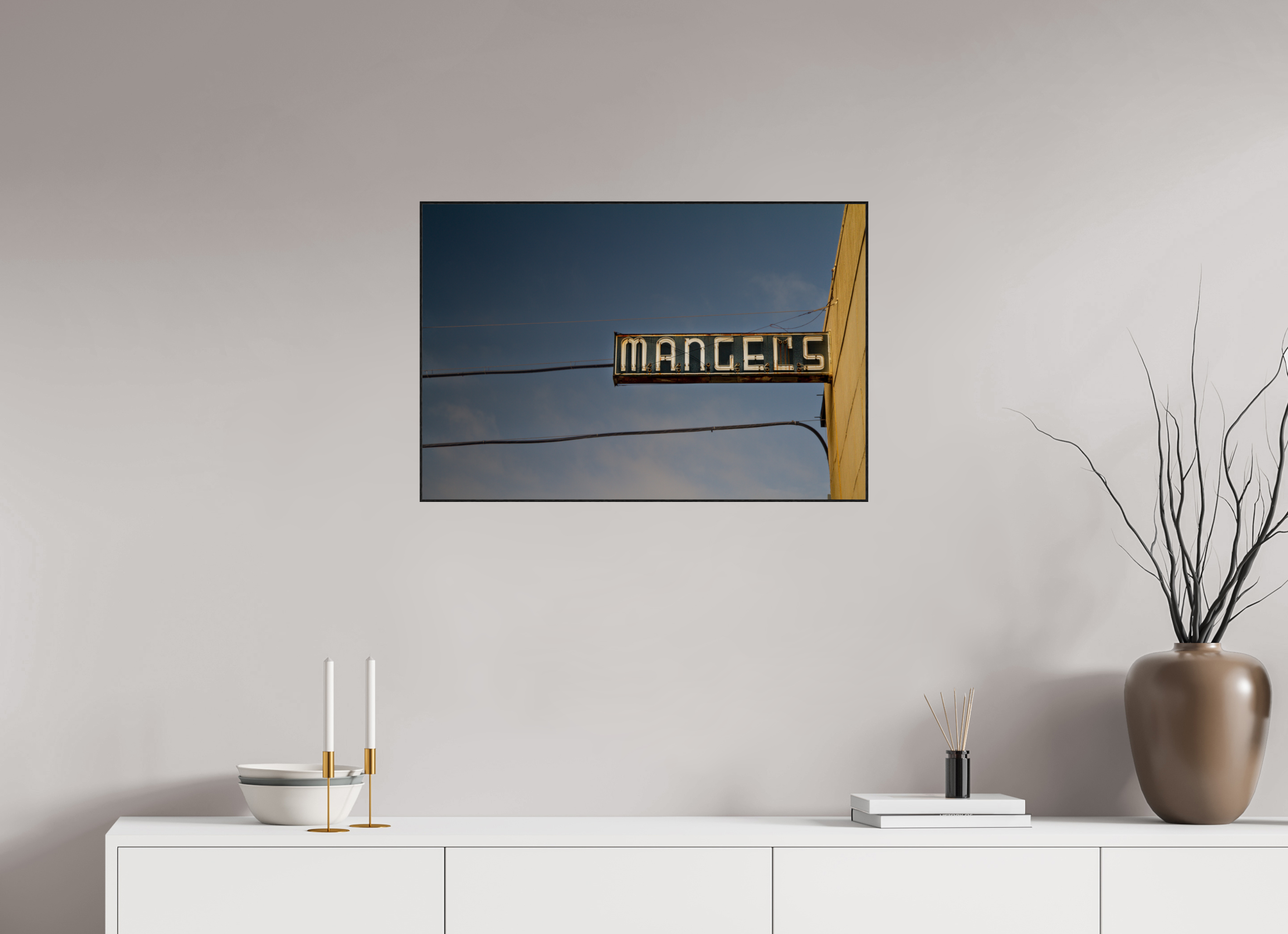 75 x 50 cm, Solid Wood ArtBox Mangel's