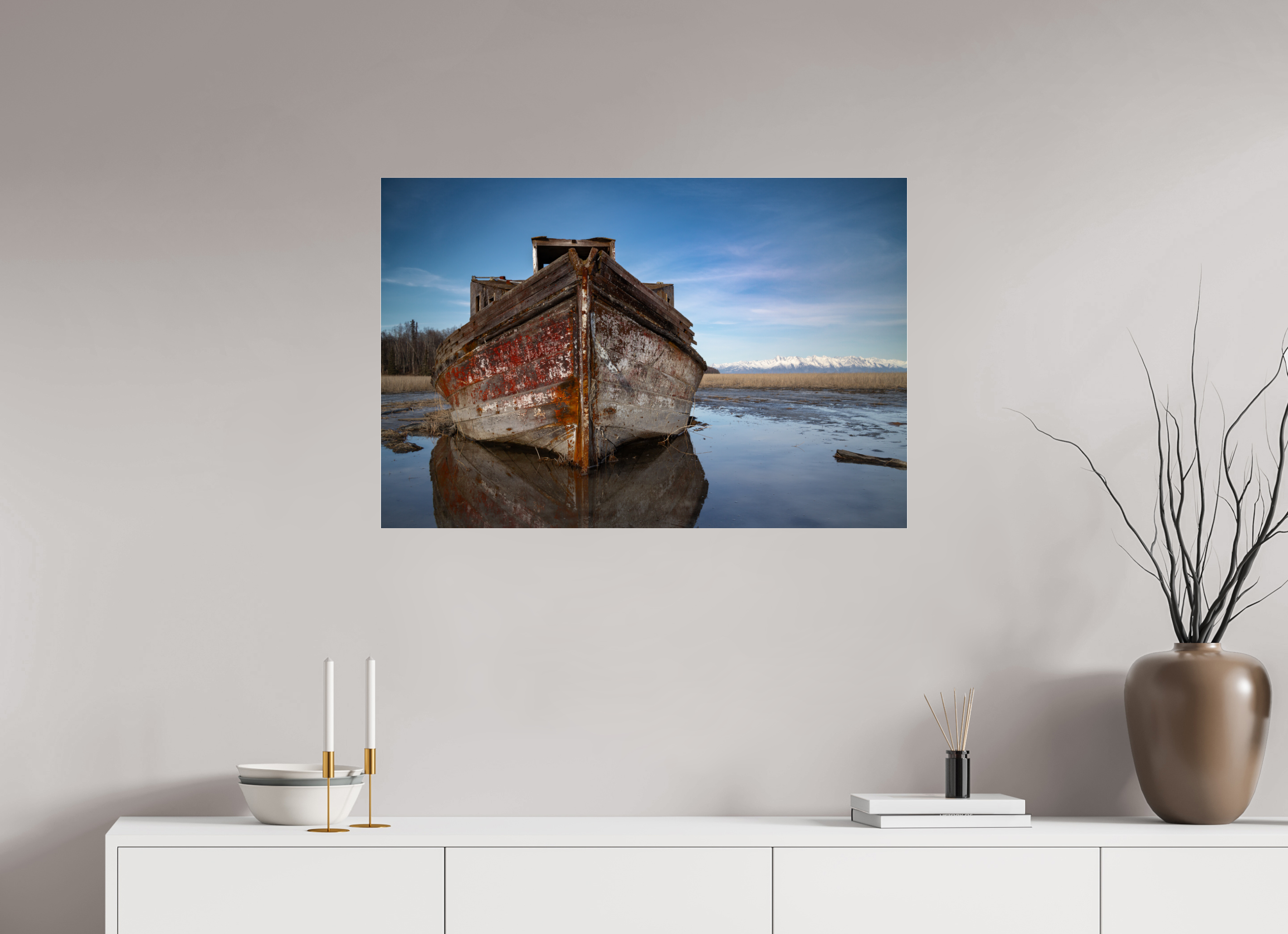 90 x 60 cm, Photo Print Under Acrylic Glass Stranded II