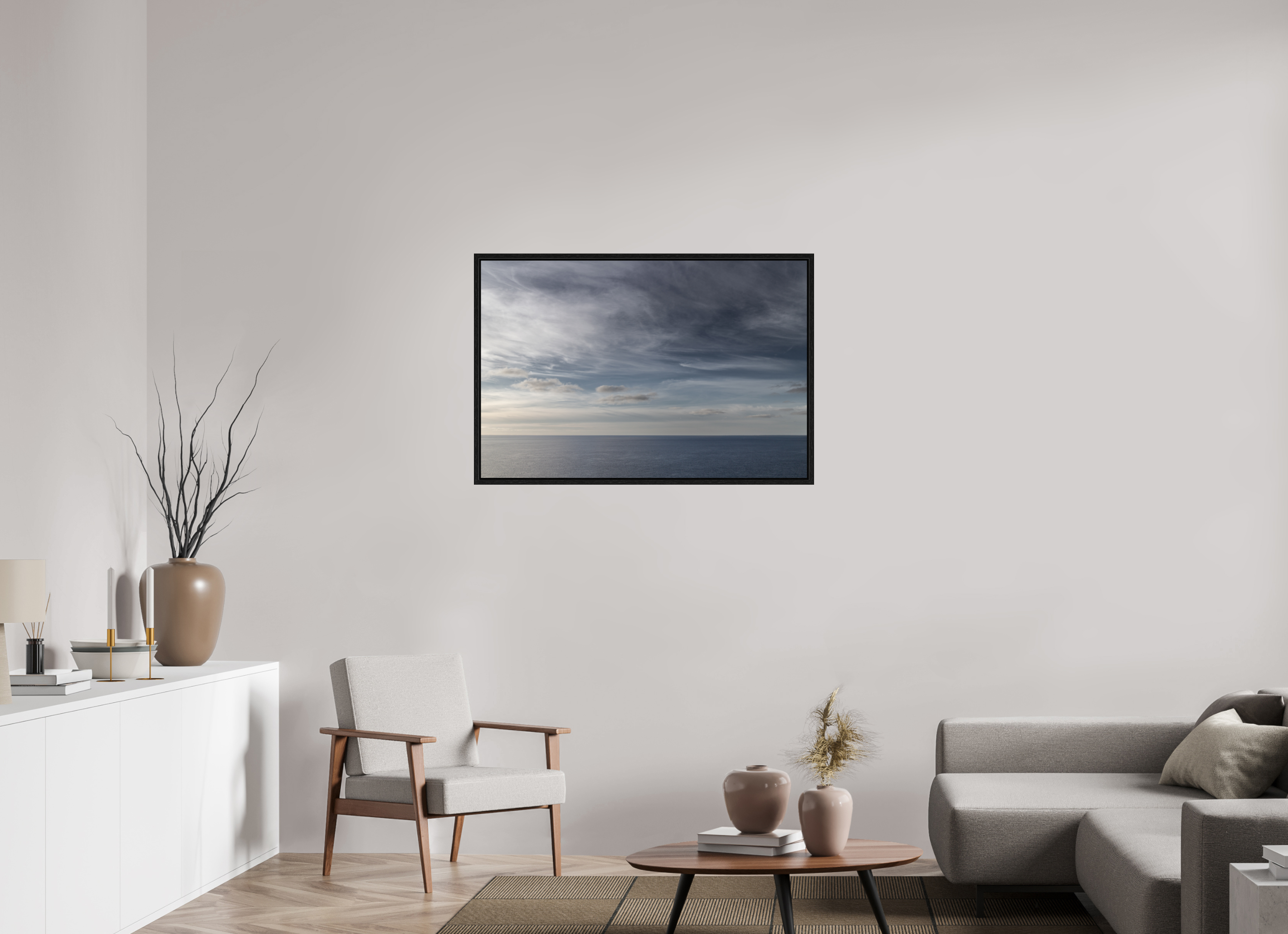 105 x 70 cm, Floater Frame Ocean