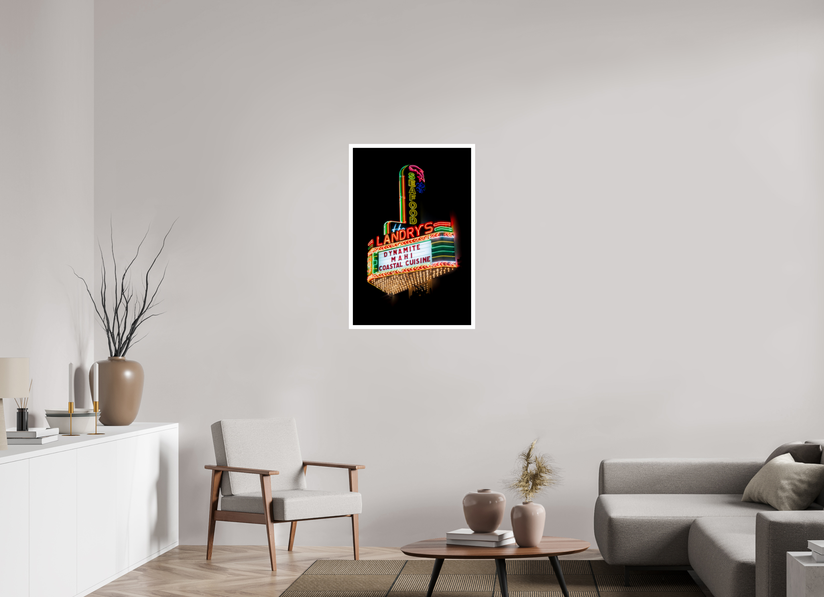 60 x 90 cm, Photo Print On Crystal DP II Landry's Seafood