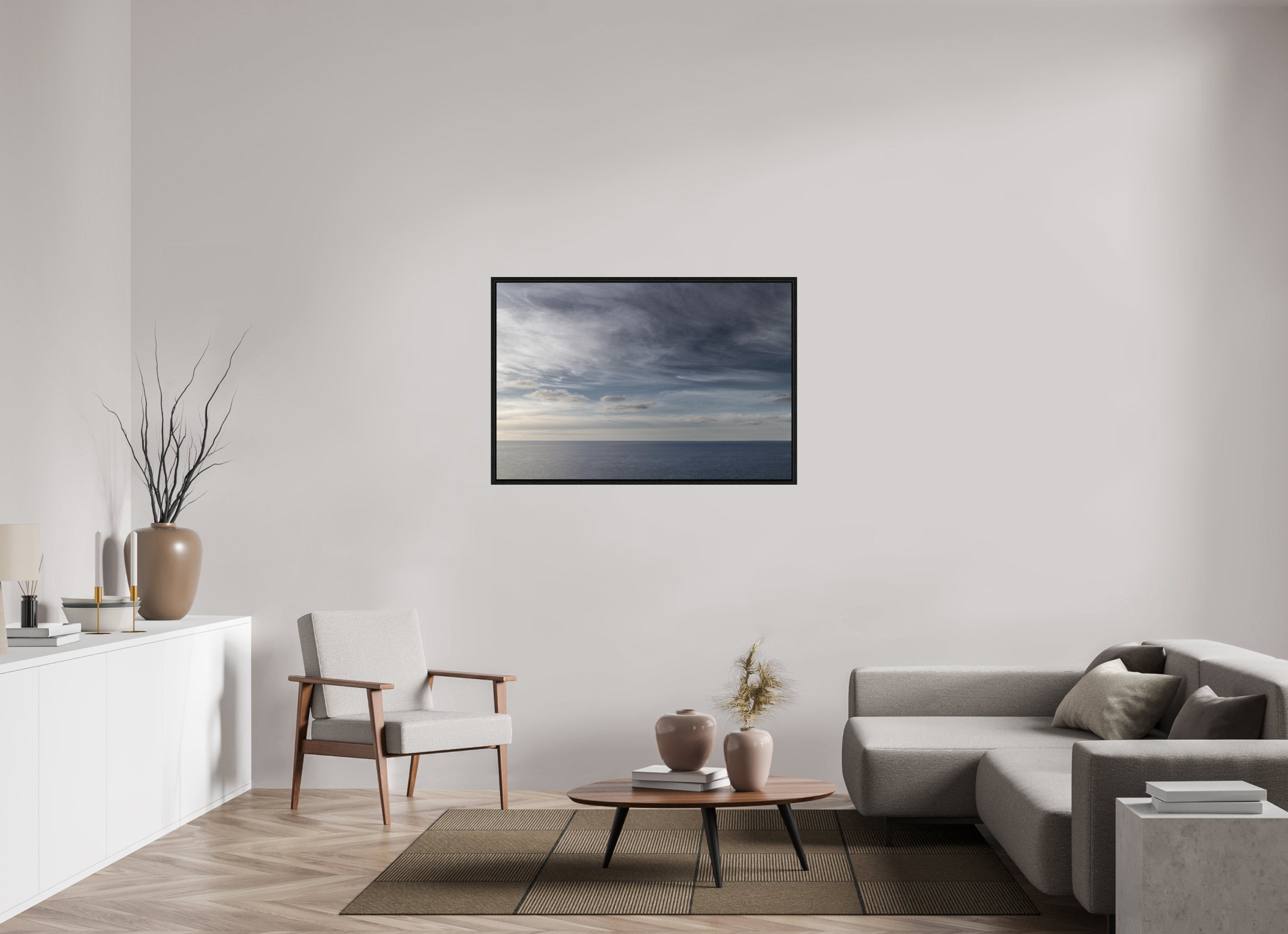 120 x 80 cm, Floater Frame Ocean