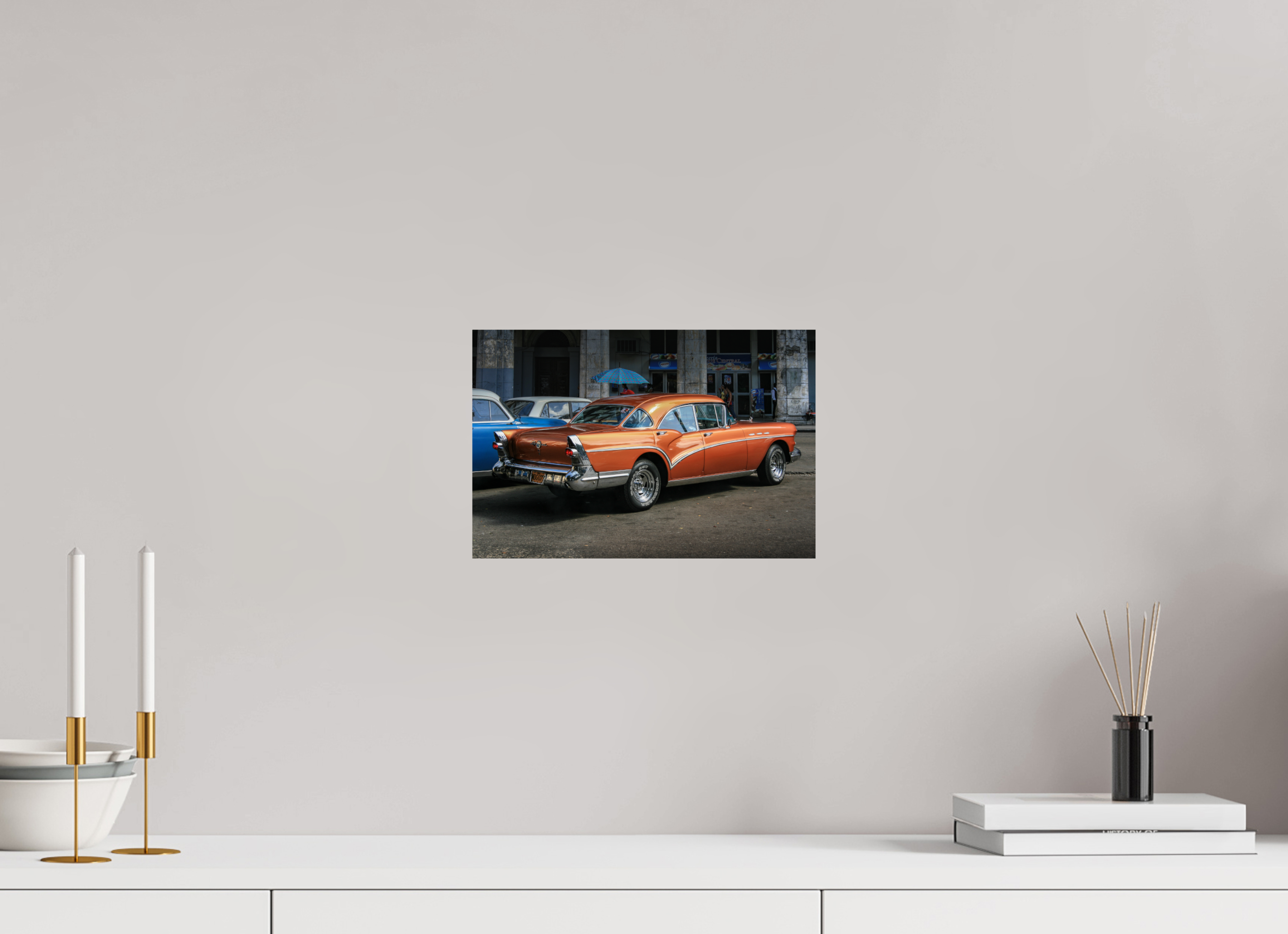 30 x 20 cm, ChromaLuxe HD Metal Print '57 Buick Special