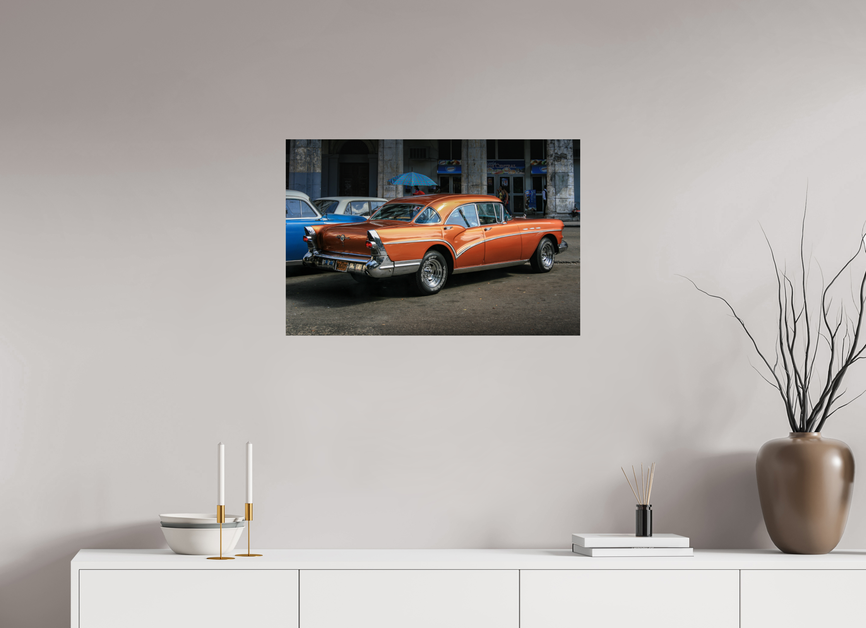 75 x 50 cm, ChromaLuxe HD Metal Print '57 Buick Special