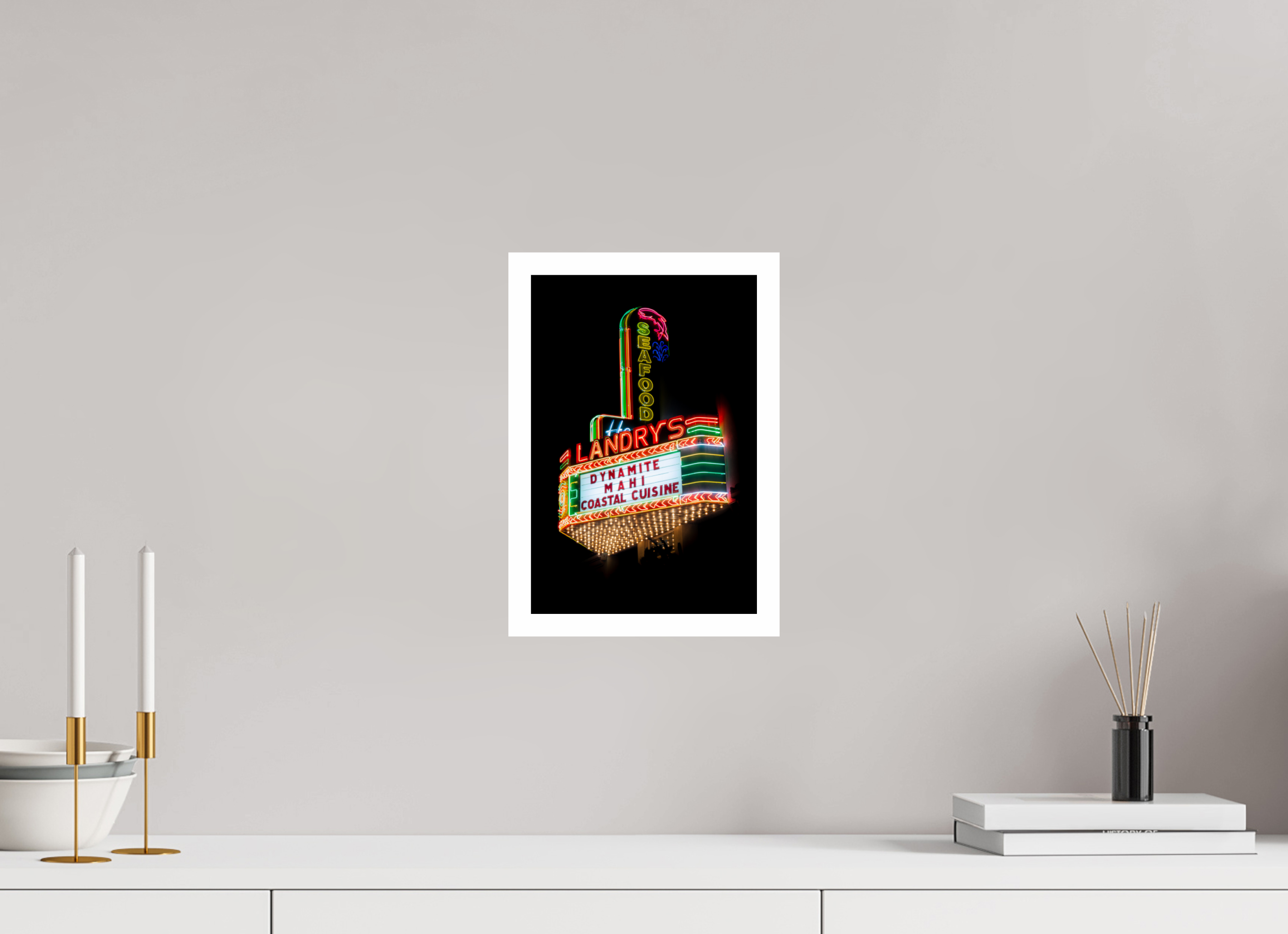 20 x 30 cm, Photo Print On Crystal DP II Landry's Seafood