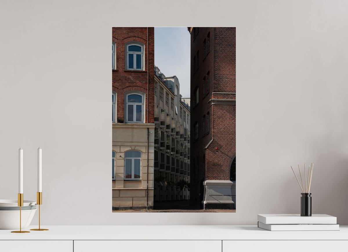 40 x 60 cm, Photo Print Under Acrylic Glass Copenhagen Street