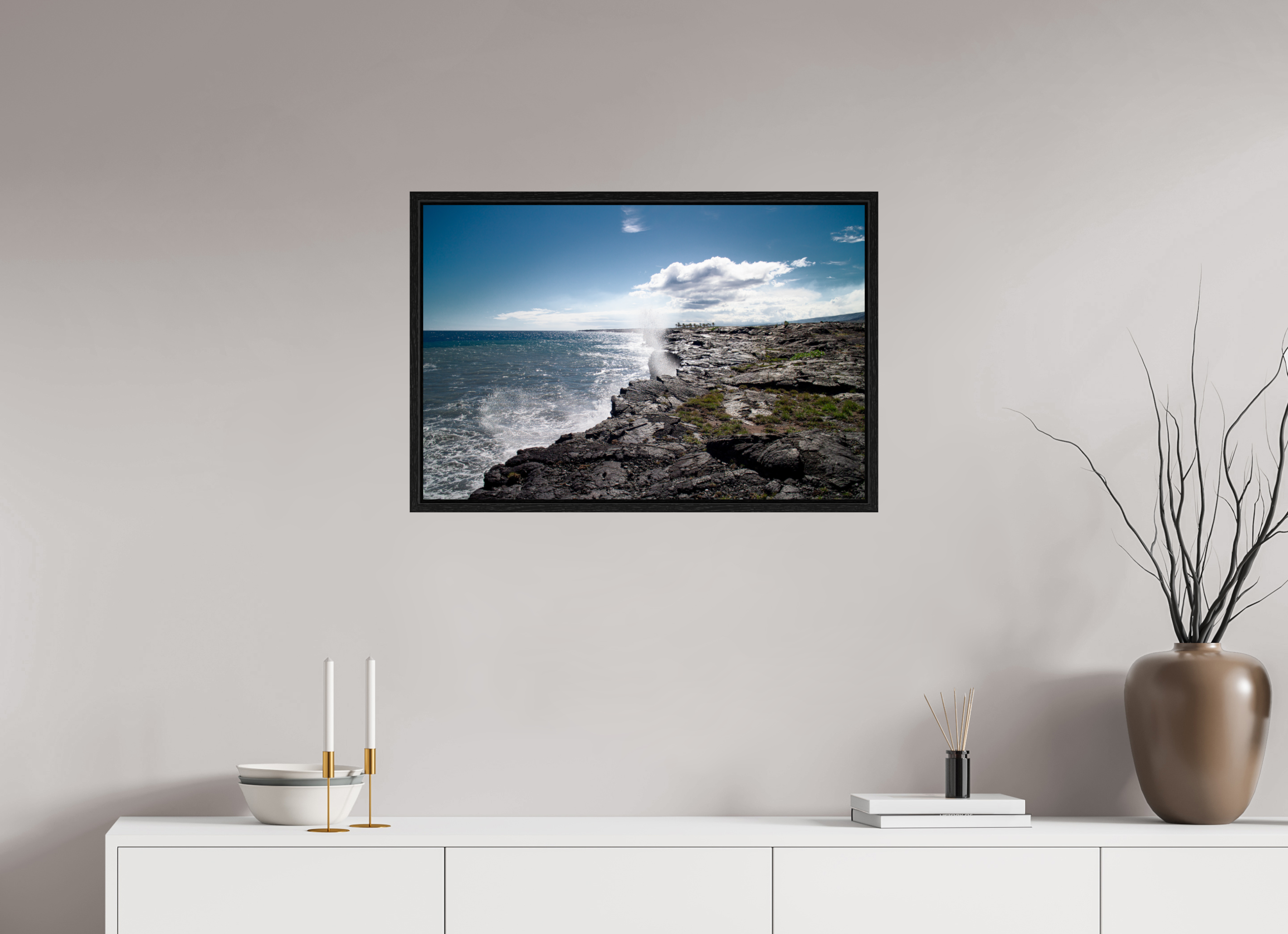 75 x 50 cm, Floater Frame Hawaii