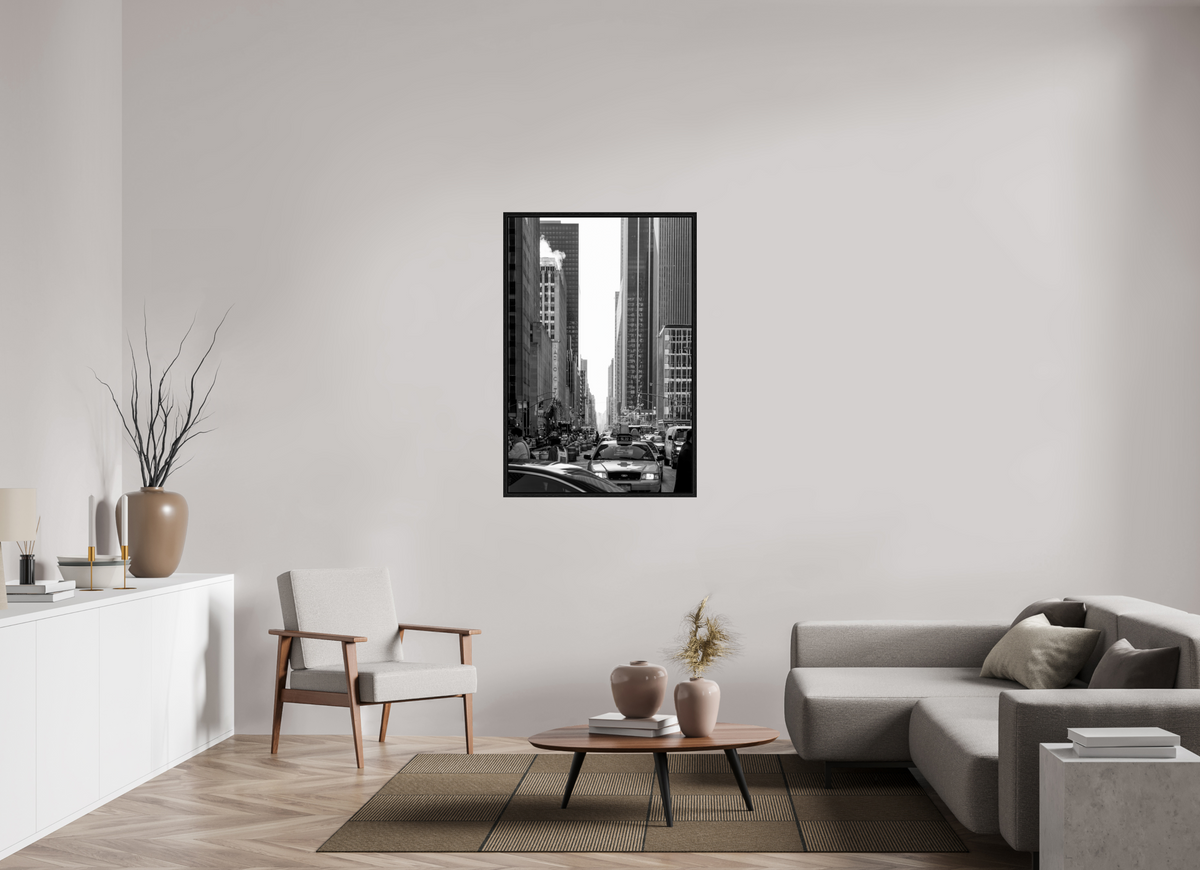80 x 120 cm, Print under Acrylic with Floater Frame New York