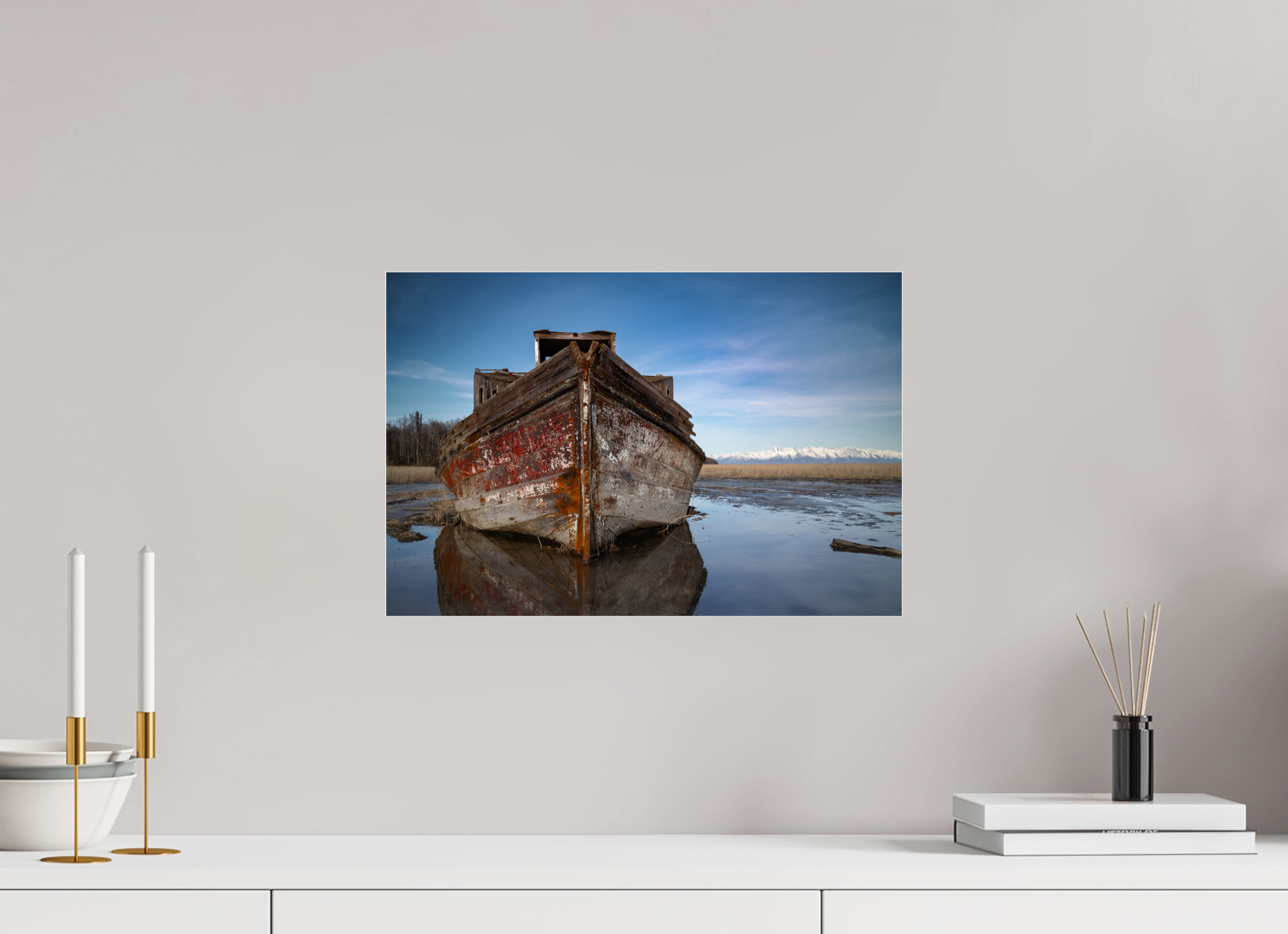 45 x 30 cm, Photo Print Under Acrylic Glass Stranded II