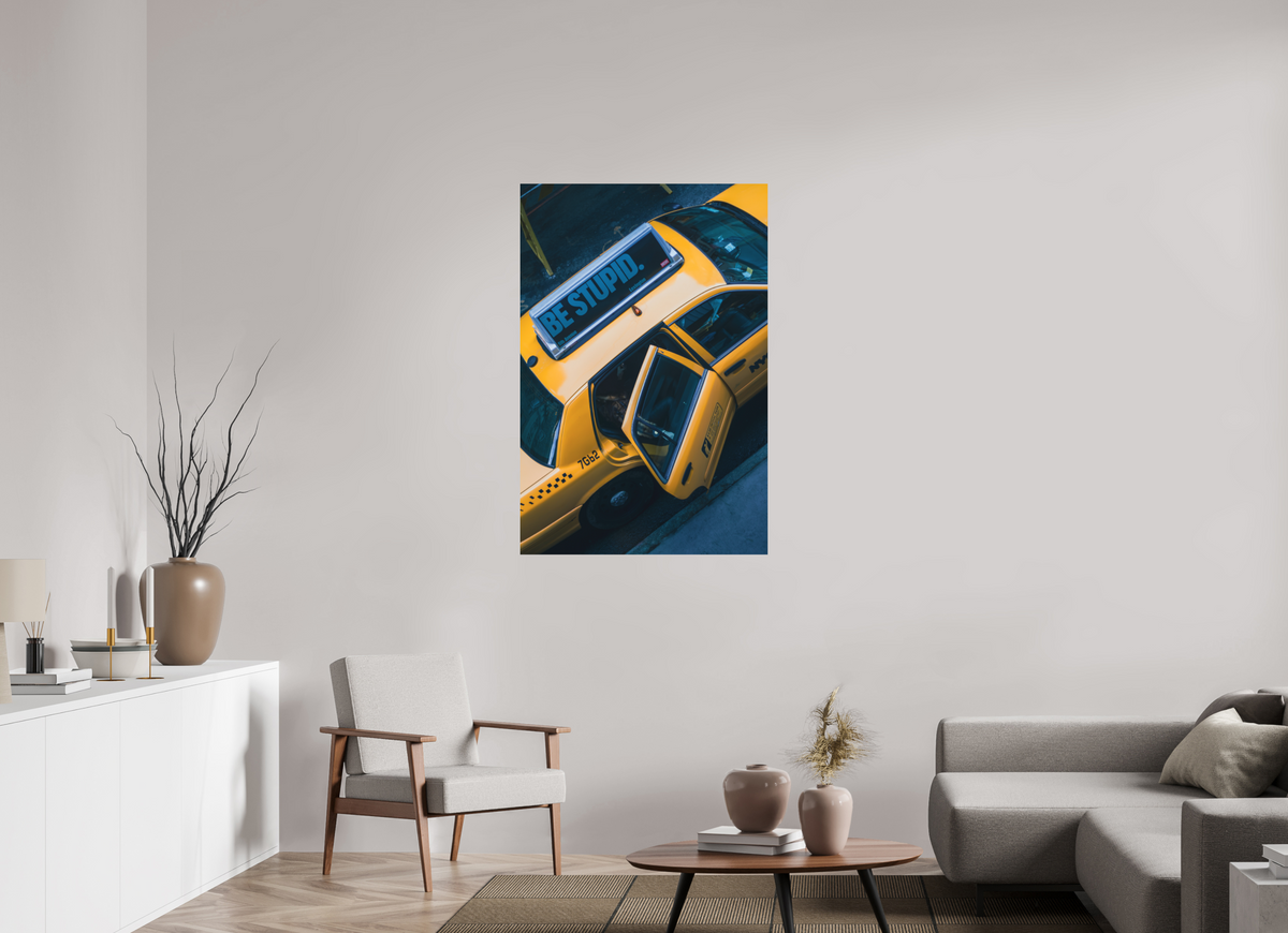 80 x 120 cm, Print on Aluminum Dibond Taxi