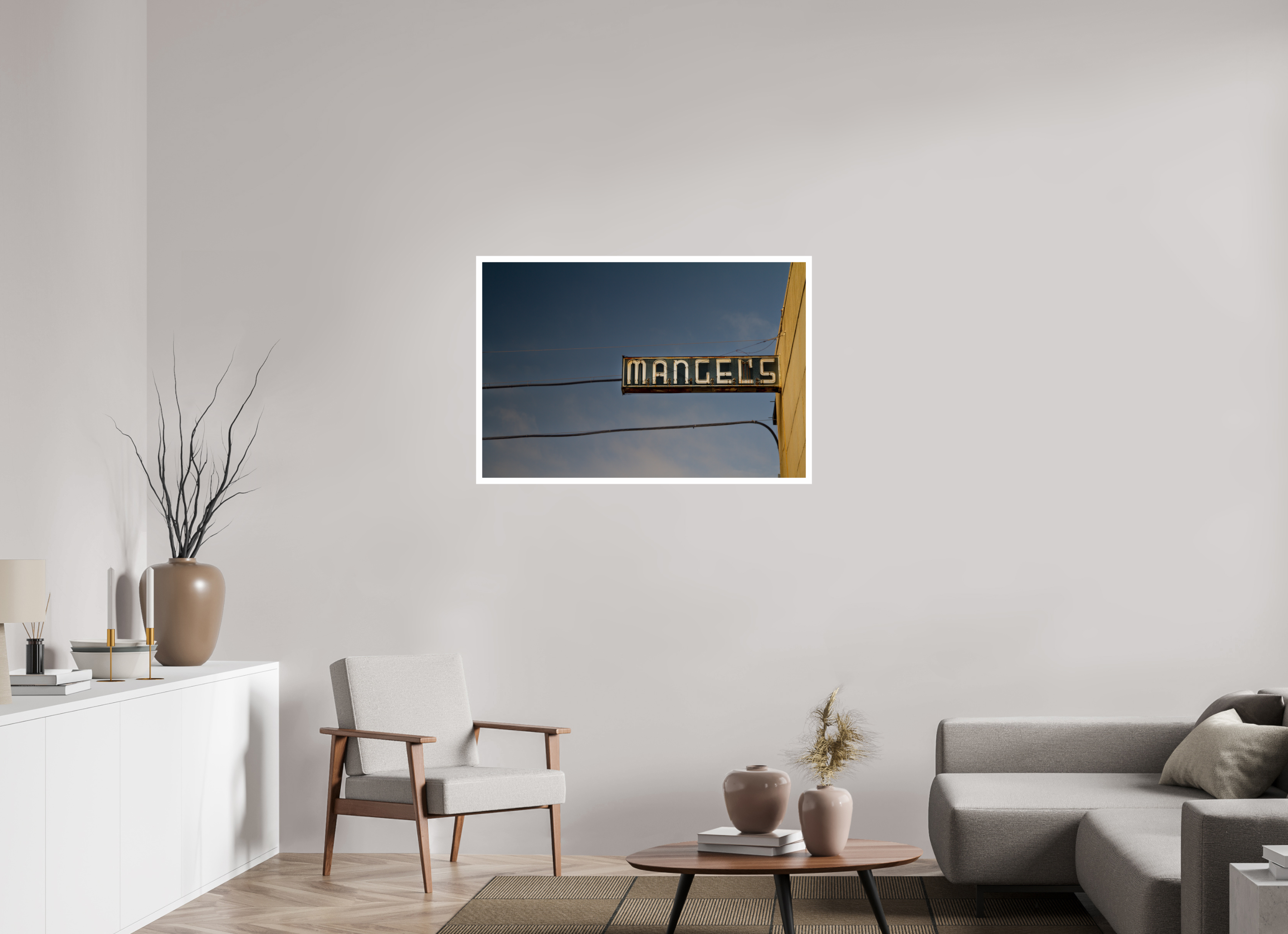 105 x 70 cm, Photo Print On Crystal DP II Mangel's