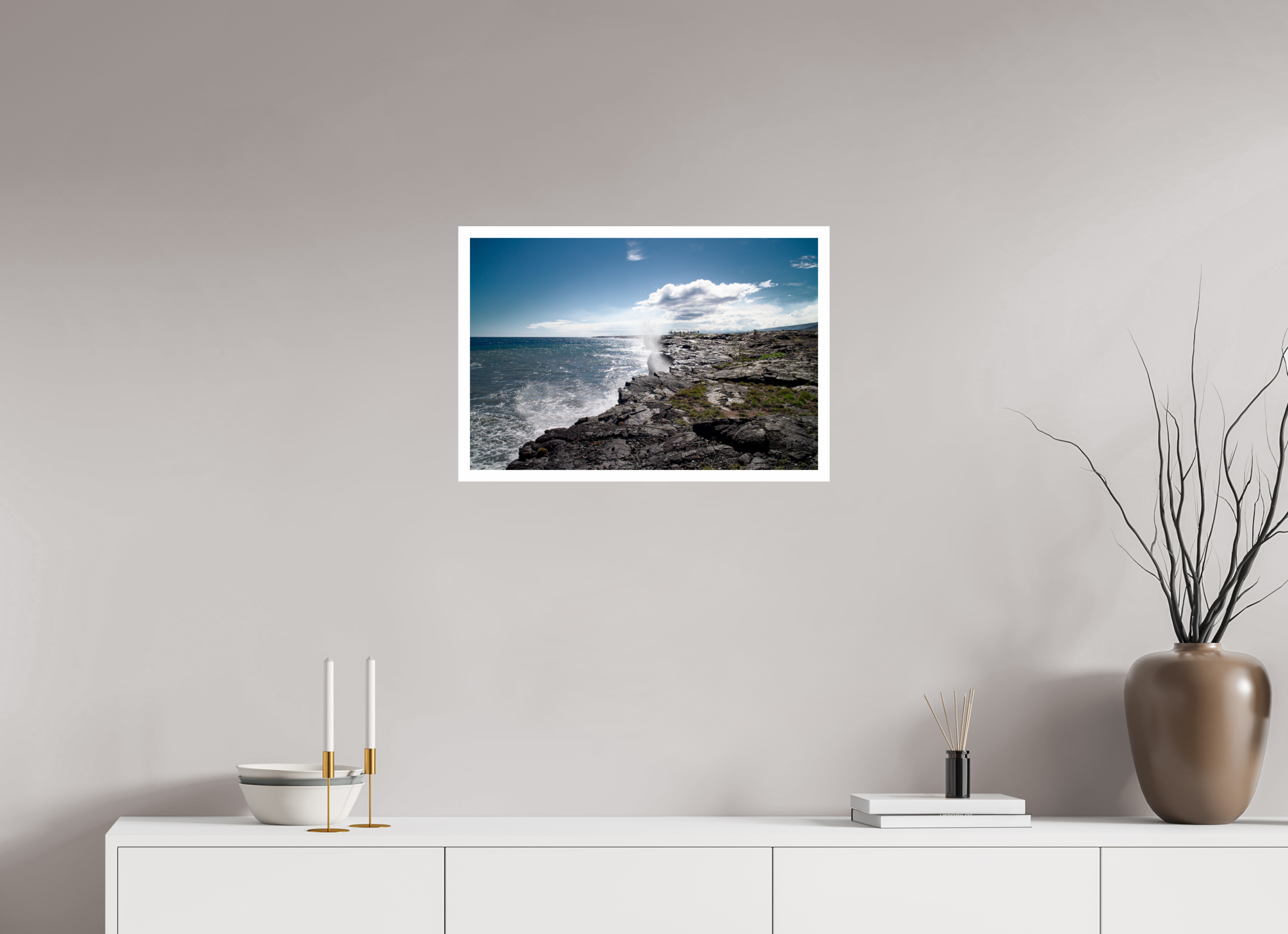 60 x 40 cm, Photo Print On Crystal DP II Hawaii