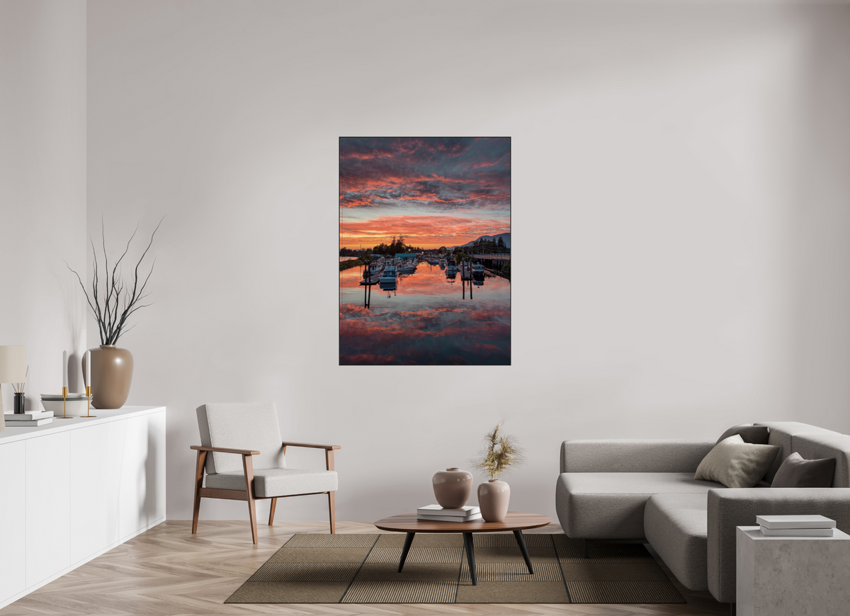 105 x 140 cm, Solid Wood ArtBox Victoria Quay