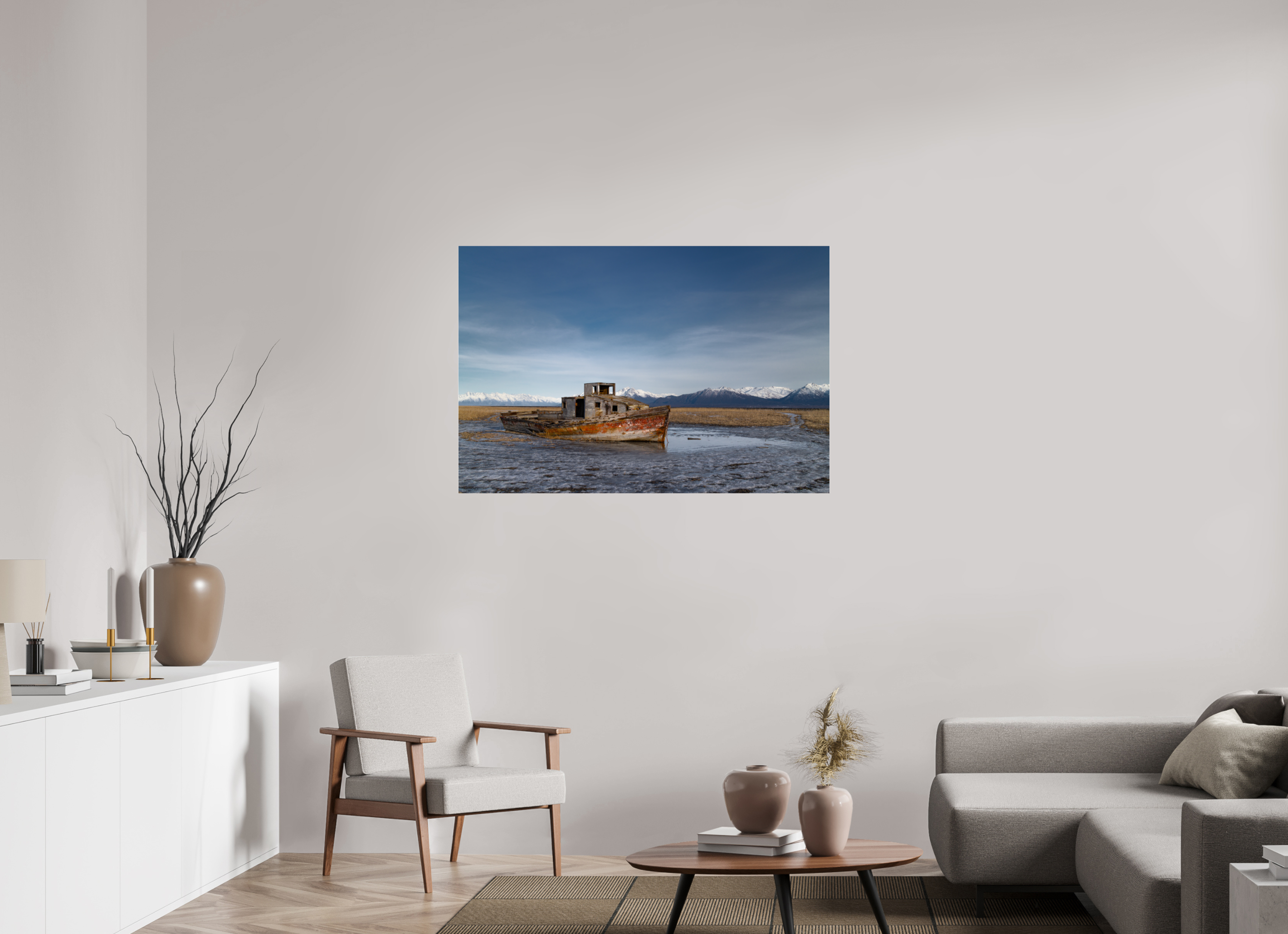120 x 80 cm, Photo Print Under Acrylic Glass Stranded