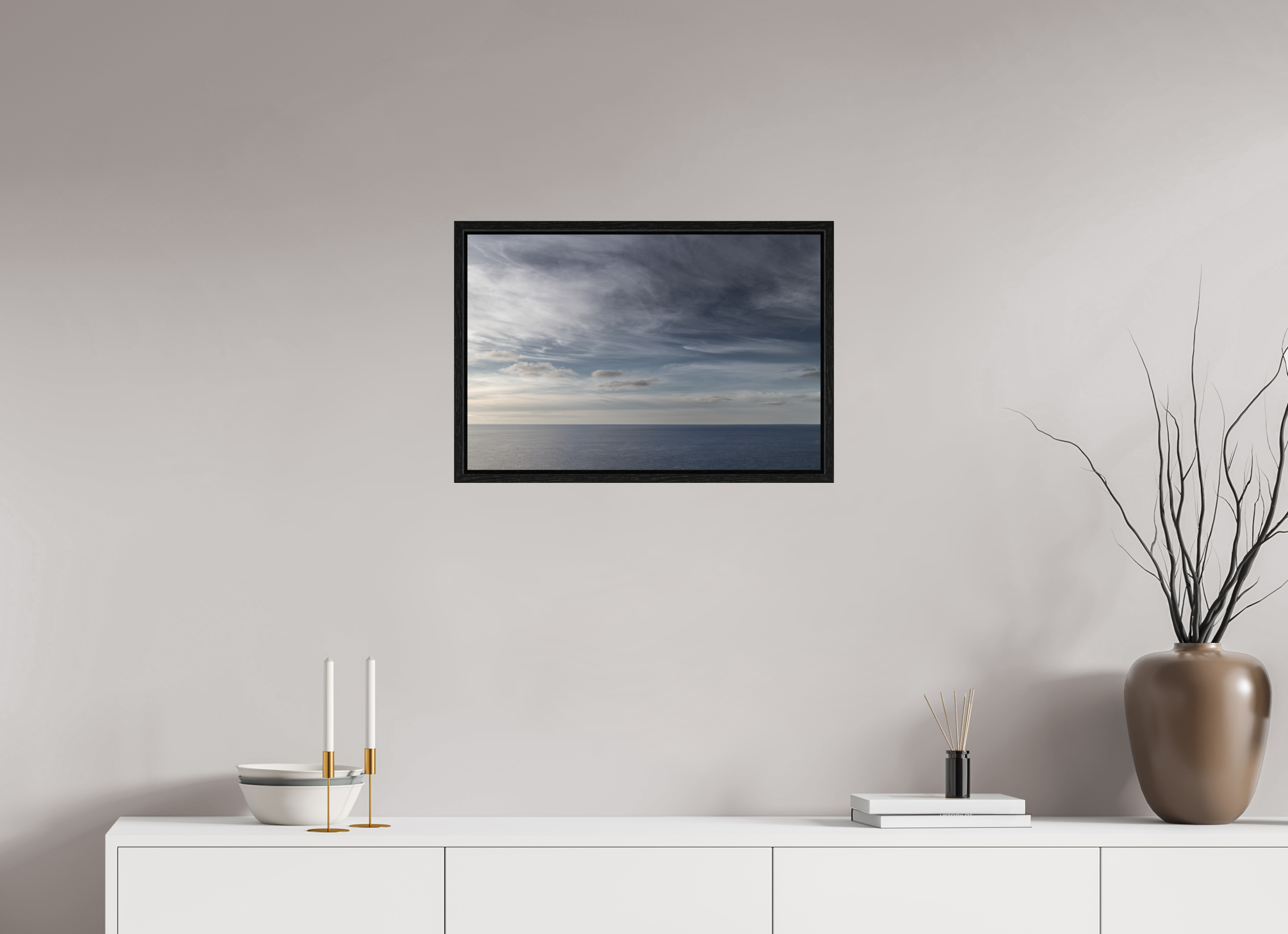 60 x 40 cm, Floater Frame Ocean