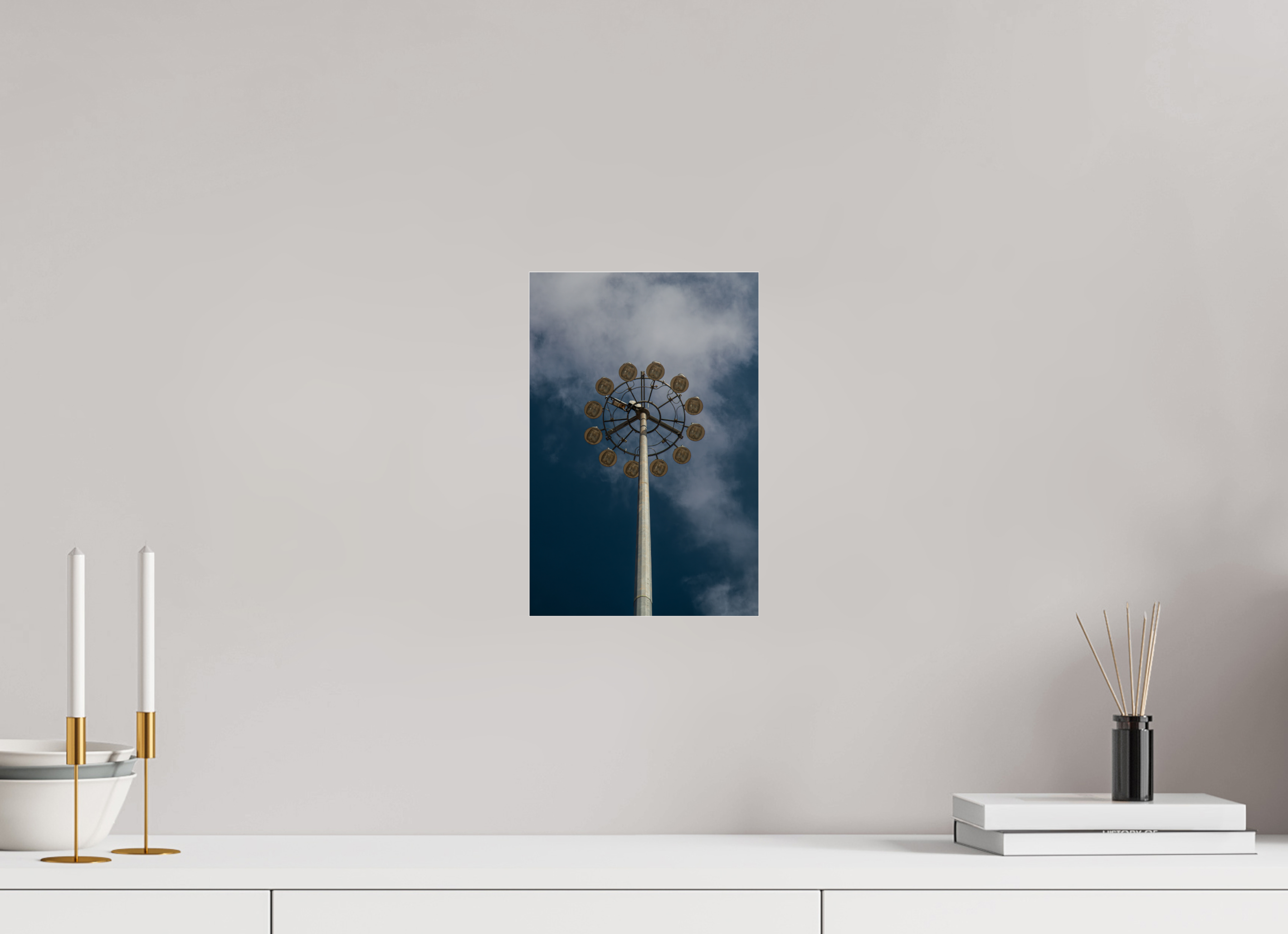 20 x 30 cm, Photo Print Under Acrylic Glass Urban Flower