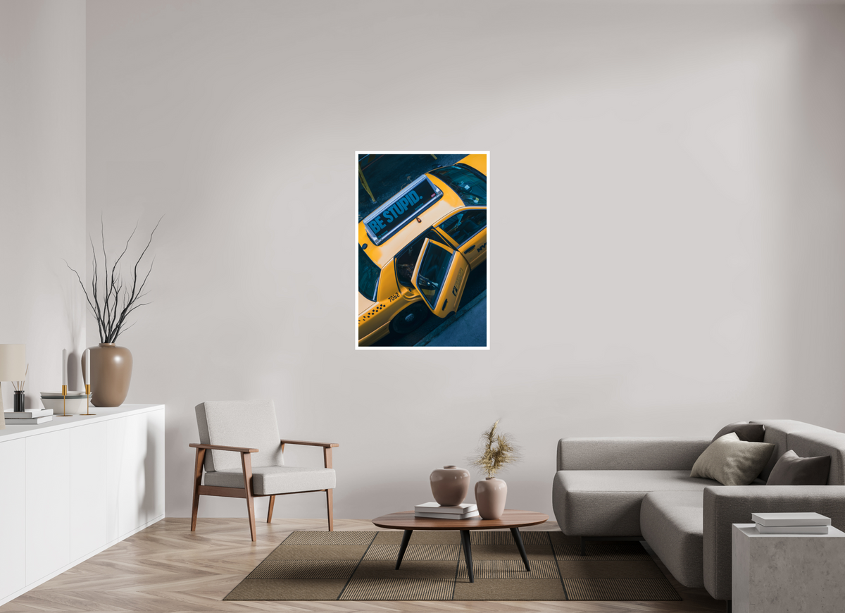 80 x 120 cm, Print On Photo Paper Crystal DP II Taxi