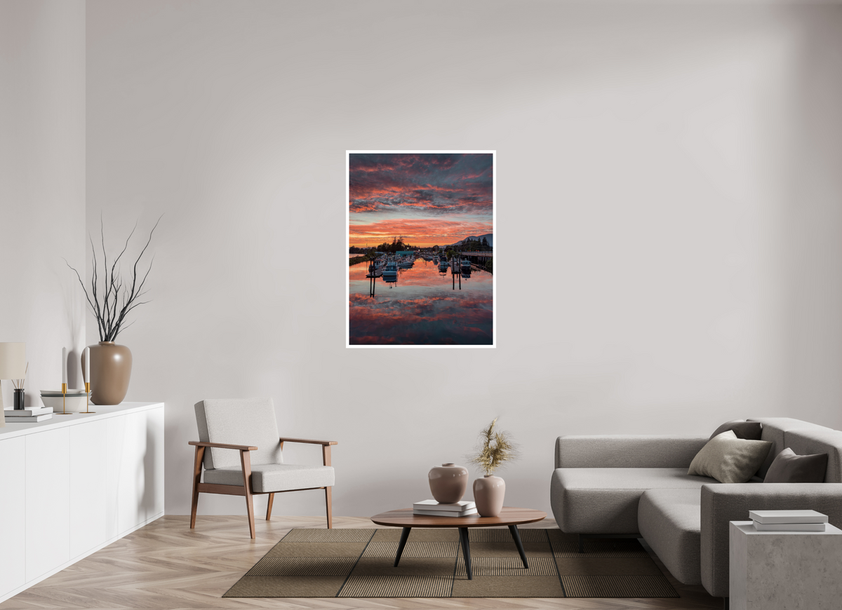 90 x 120 cm, Photo Print On Crystal DP II Victoria Quay