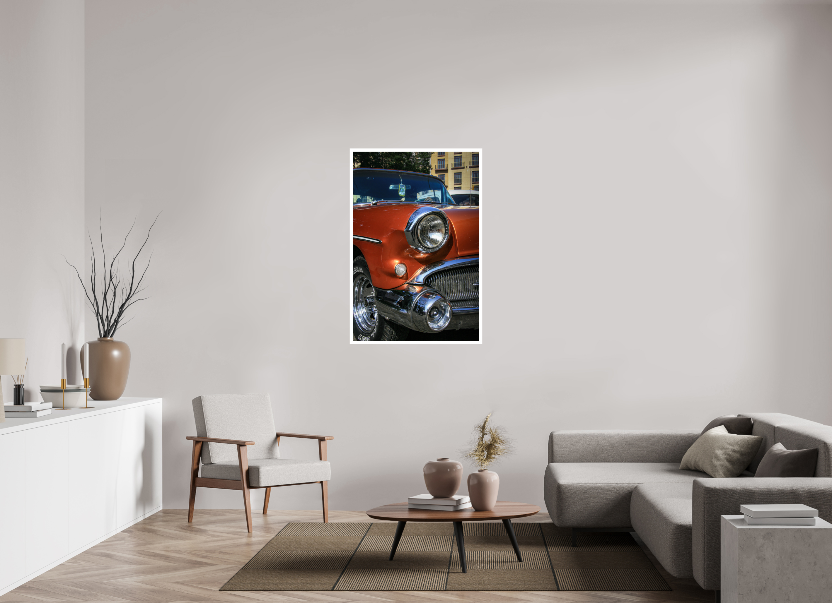 80 x 120 cm, Photo Print On Crystal DP II '55 Buick Roadmaster