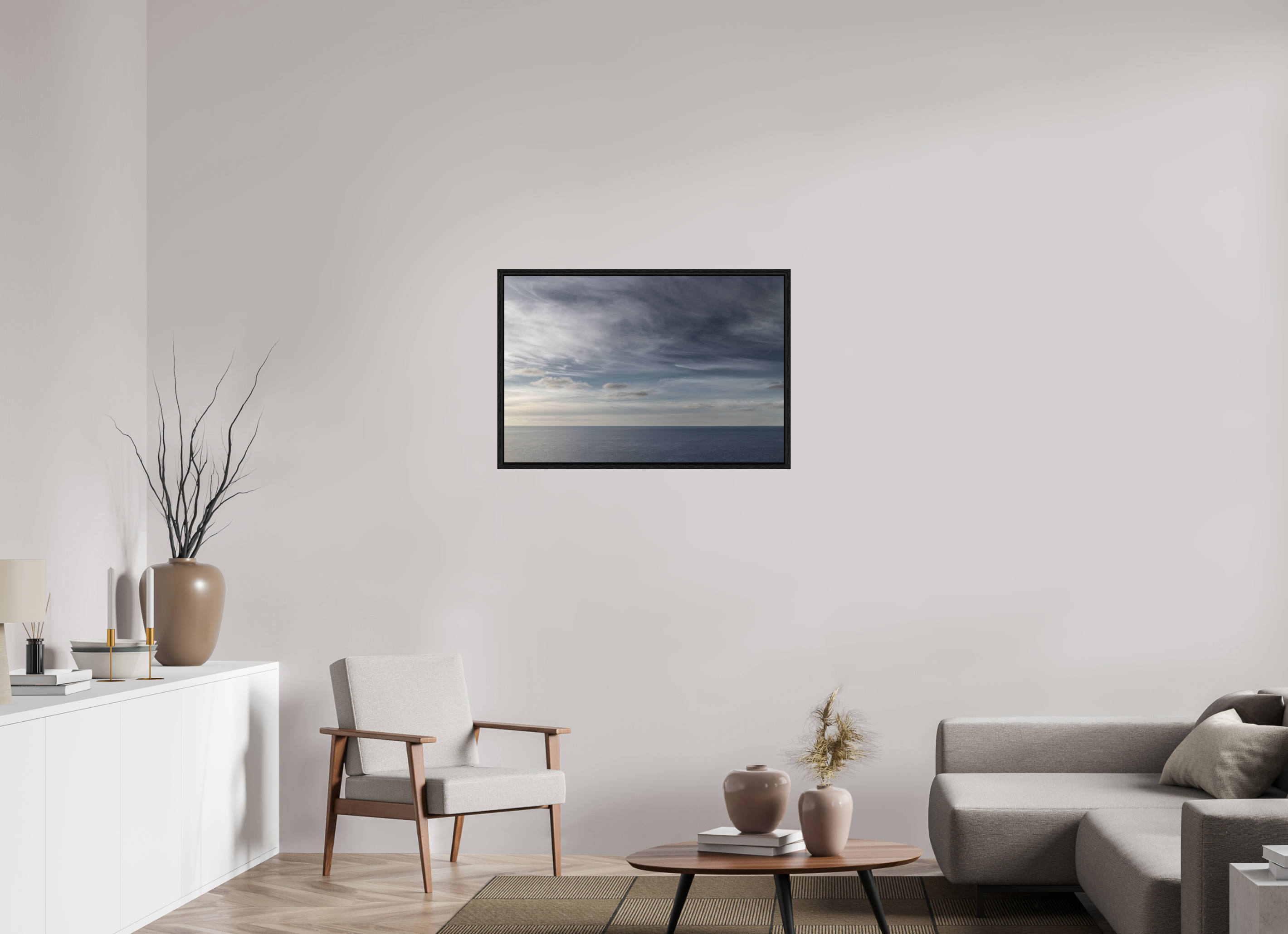 90 x 60 cm, Floater Frame Ocean