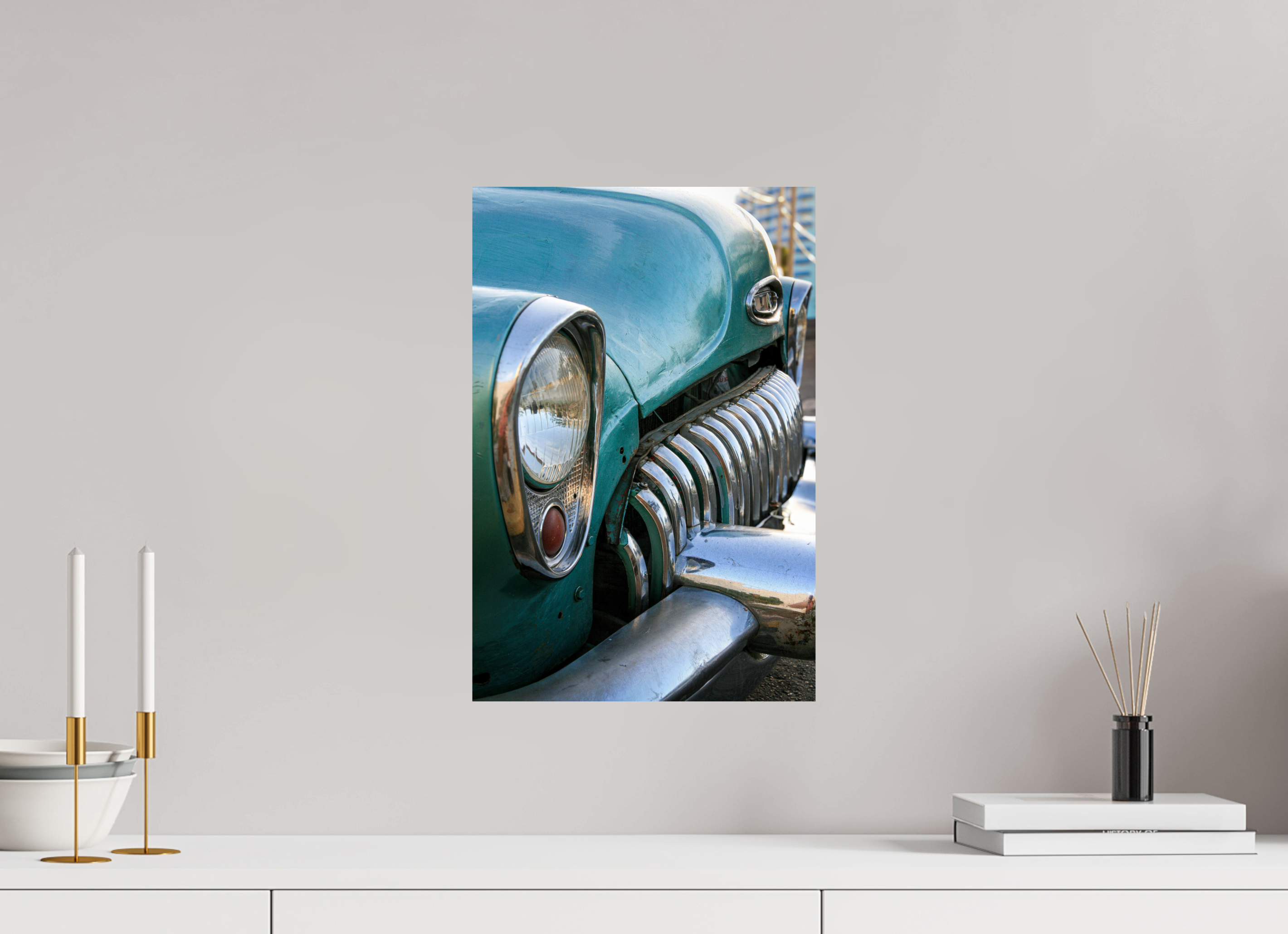 30 x 45 cm, ChromaLuxe HD Metal Print '53 Buick Special
