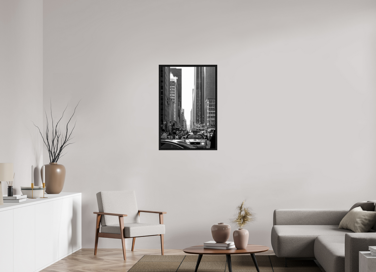 60 x 90 cm, Print under Acrylic with Floater Frame New York