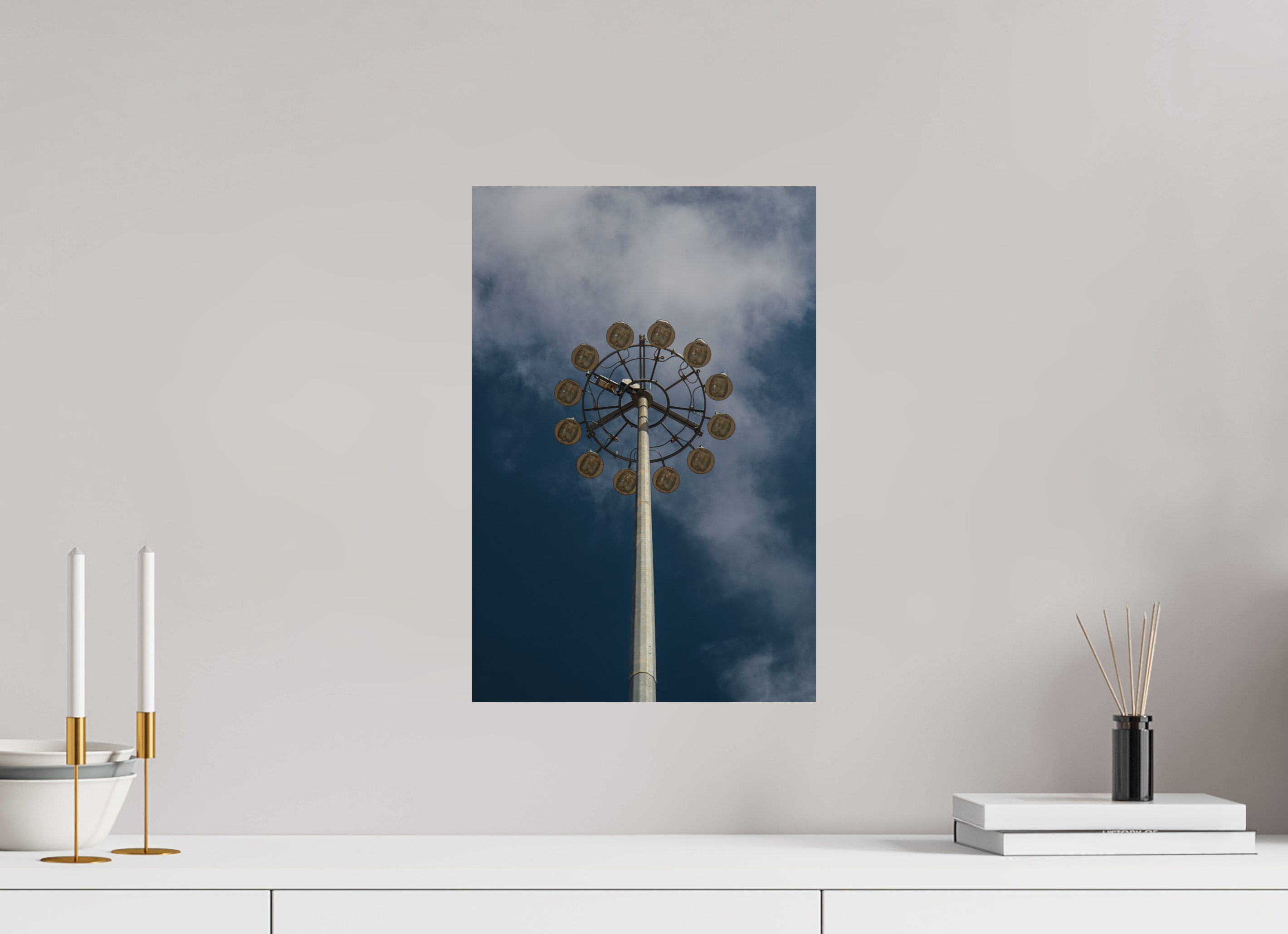 30 x 45 cm, Print on Aluminum Dibond Urban Flower