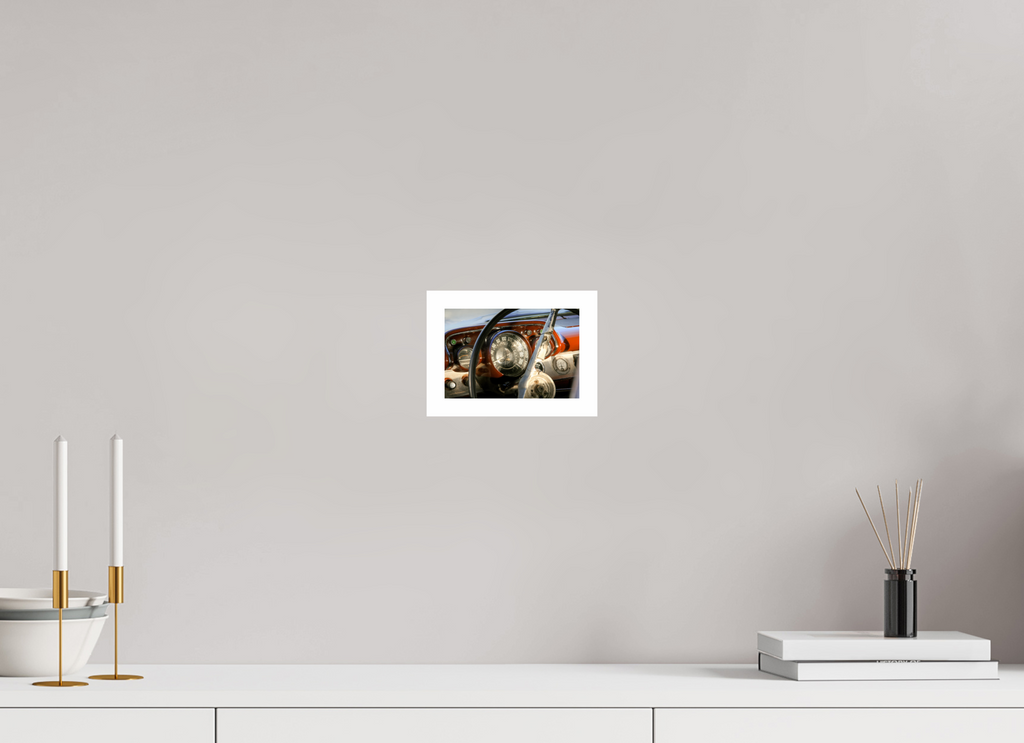 15 x 10 cm, Photo Print On Crystal DP II '57 Chevy Bel Air Dash